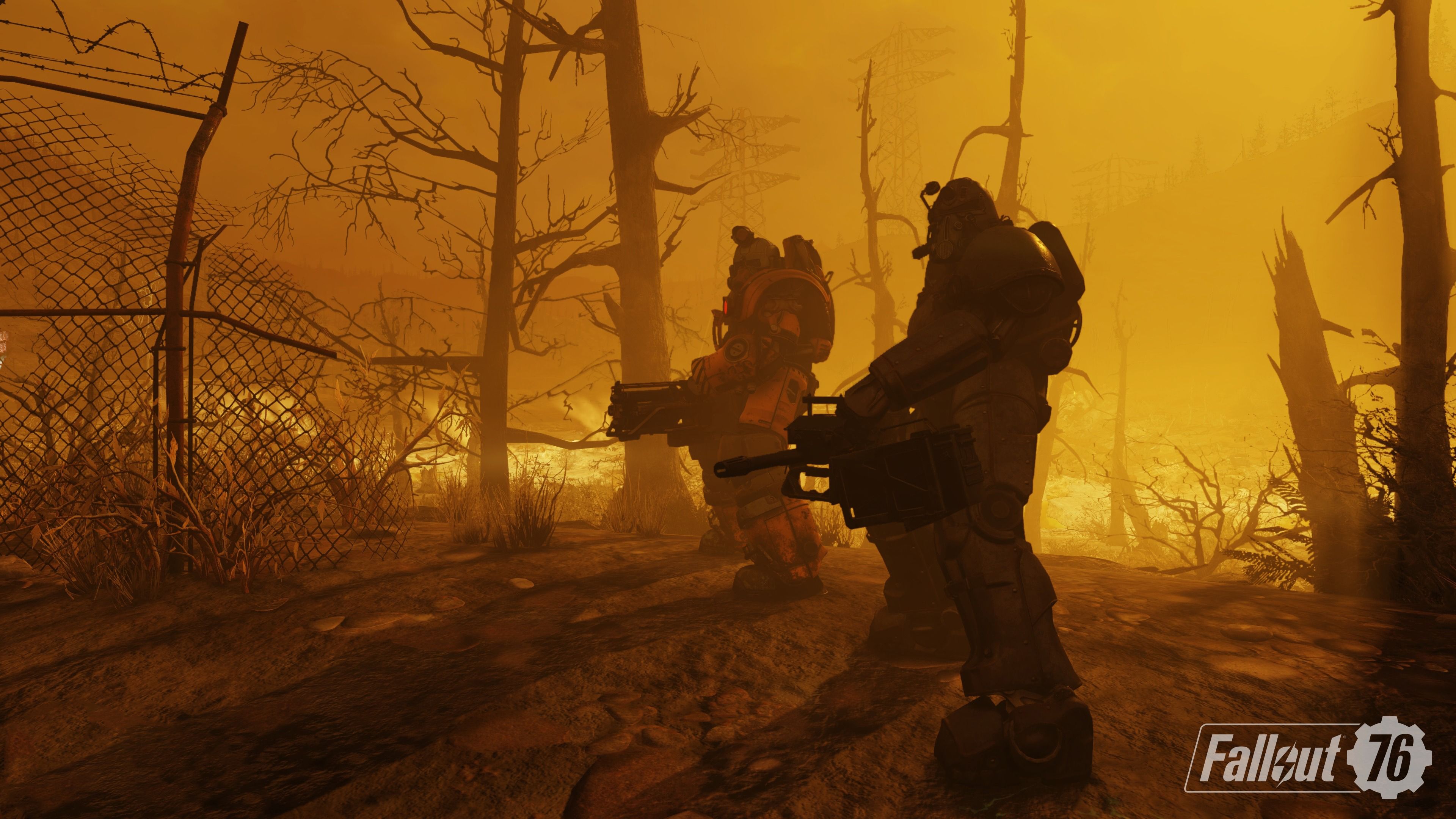 Fallout 76 armatura potenziata nebbia, 3840x2160 UHD, PC 4K