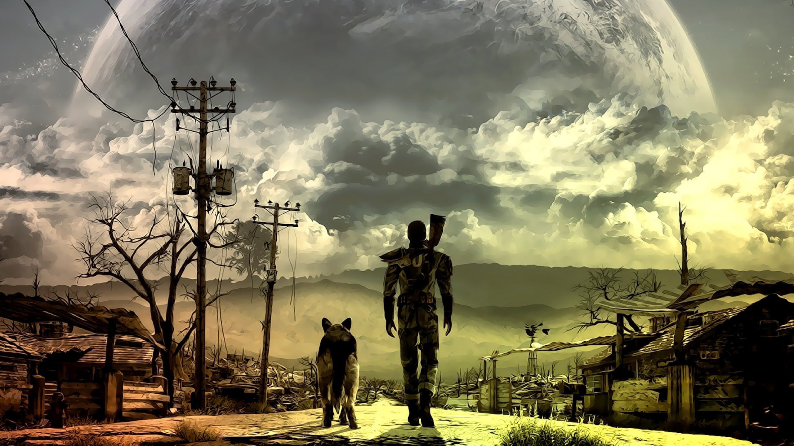 Fallout 76 vault dweller cane, 2560x1440 2K, Desktop