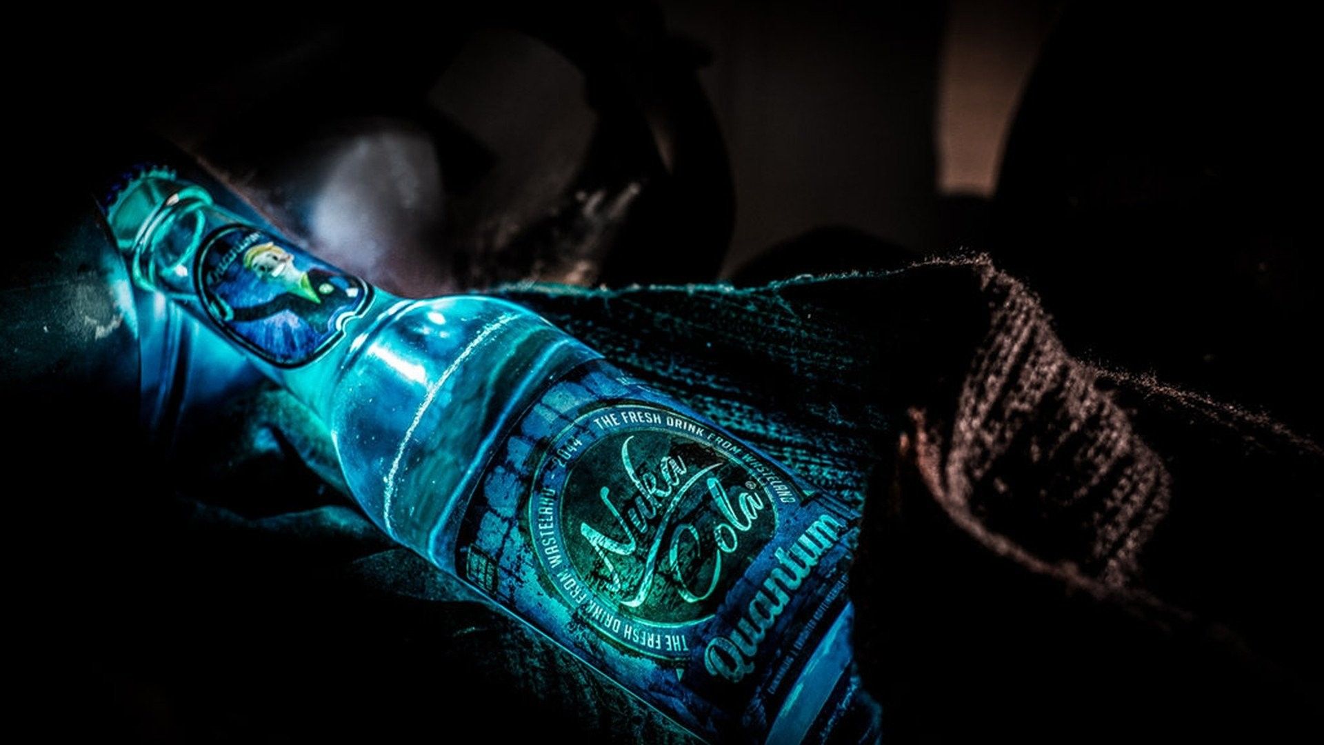 Bottiglia Nuka-Cola luminosa Fallout, 1920x1080 Full HD 1080p, PC Desktop