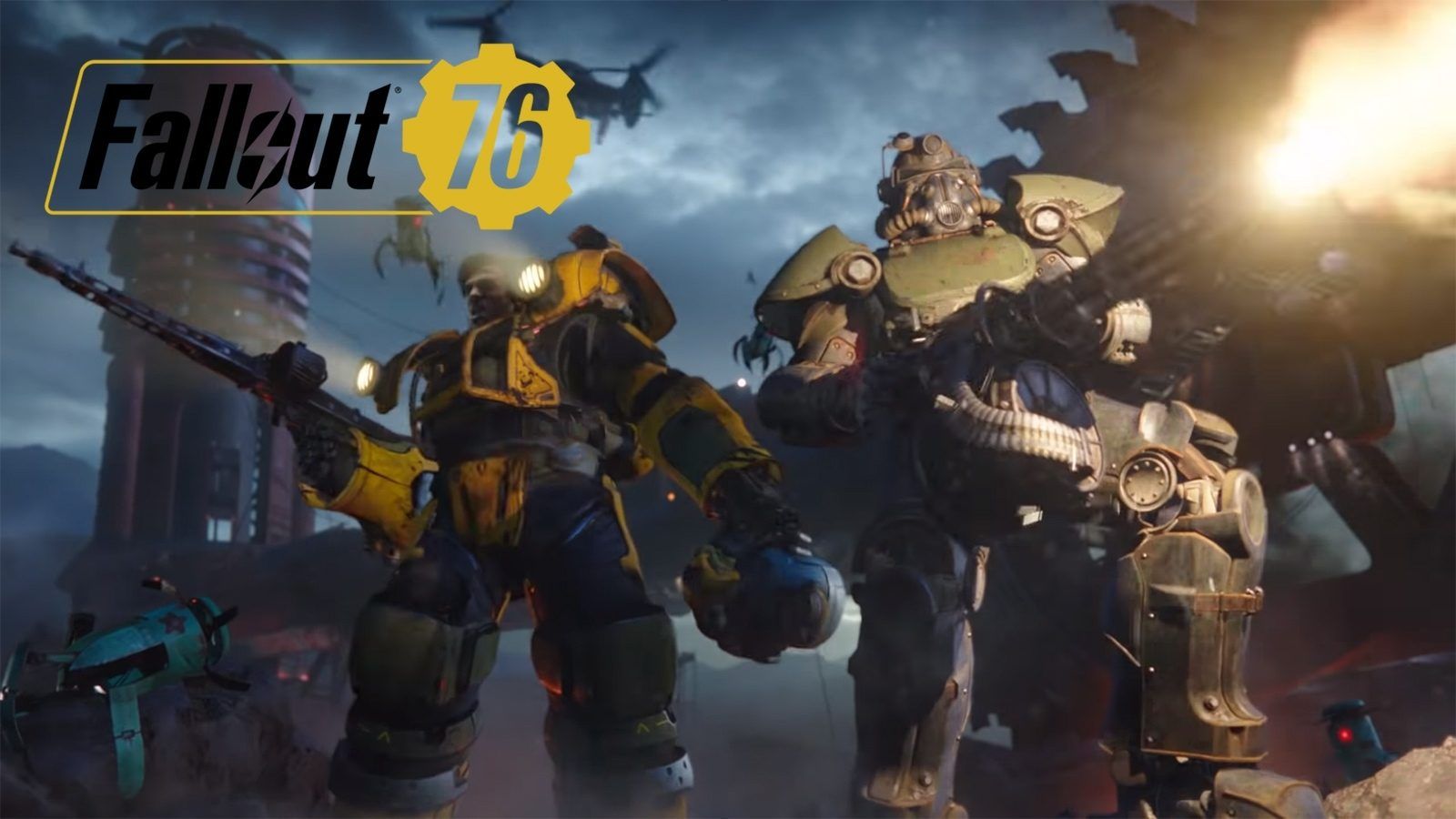 Fallout 76 power armor soldati, 1600x900 HD, PC Desktop