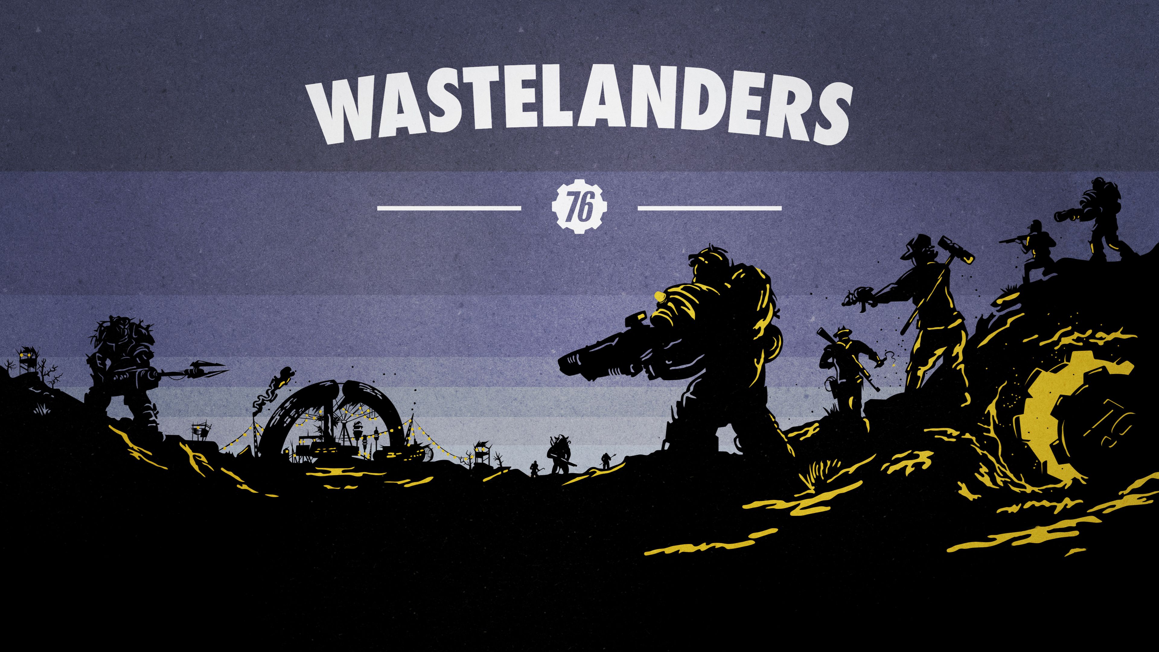 Fallout 76 Wastelanders locandina, 3840x2160 4K, Monitor 4K