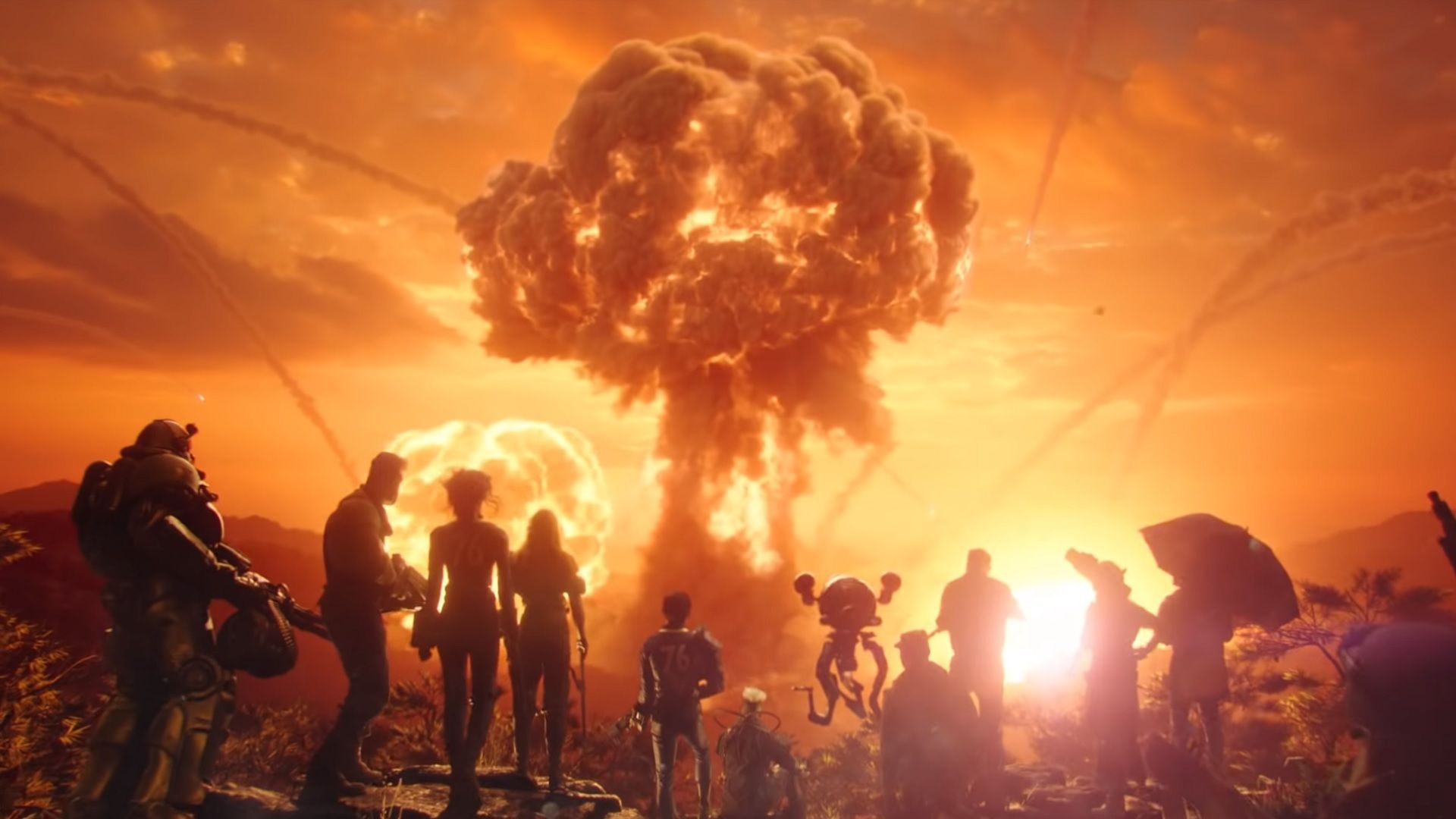 Fallout 76 esplosione nucleare personaggi, 1920x1080 Full HD 1080p, Desktop
