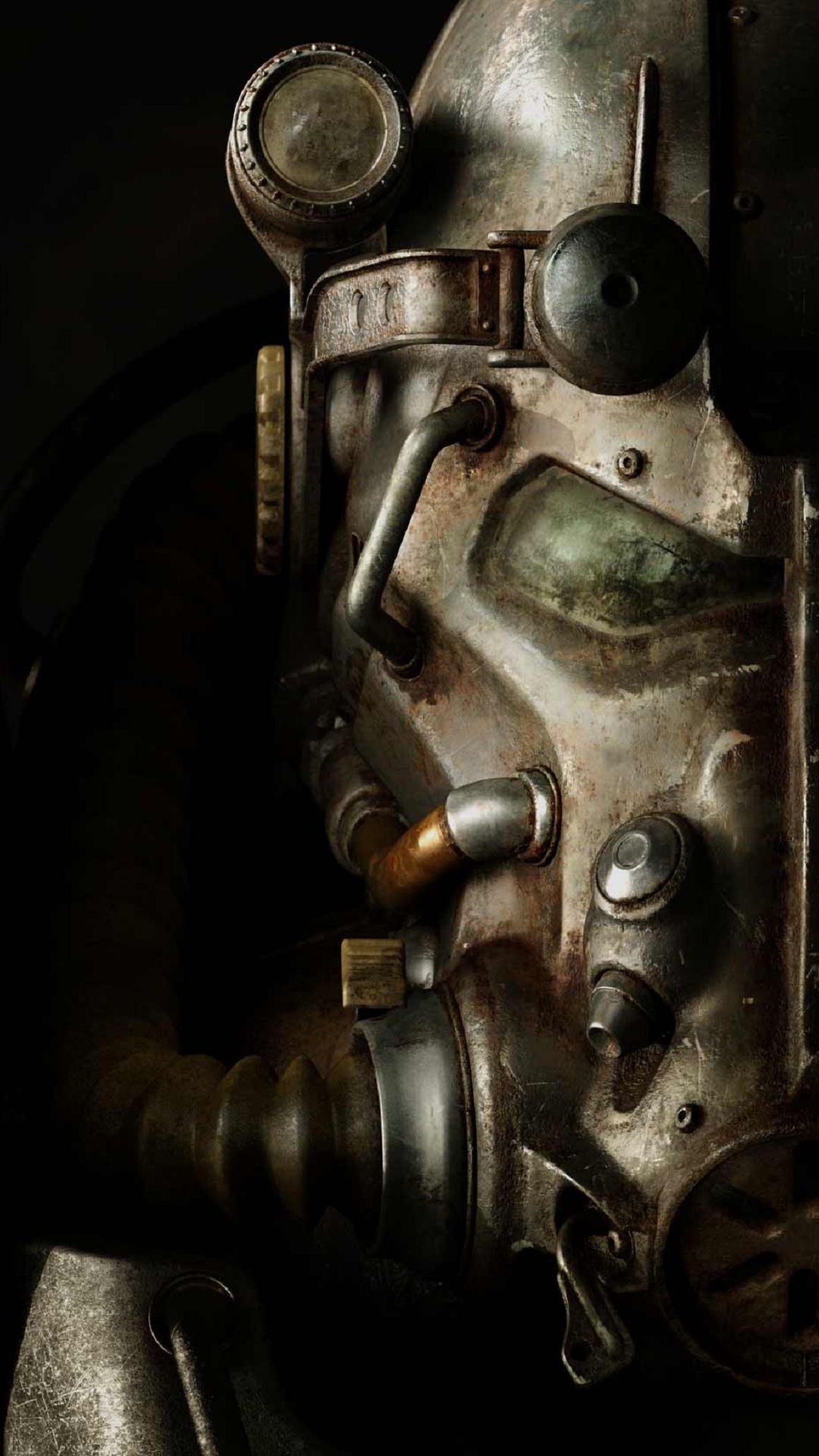 Power Armor Fallout metallico, 1080x1920 Full HD Verticale, iPhone