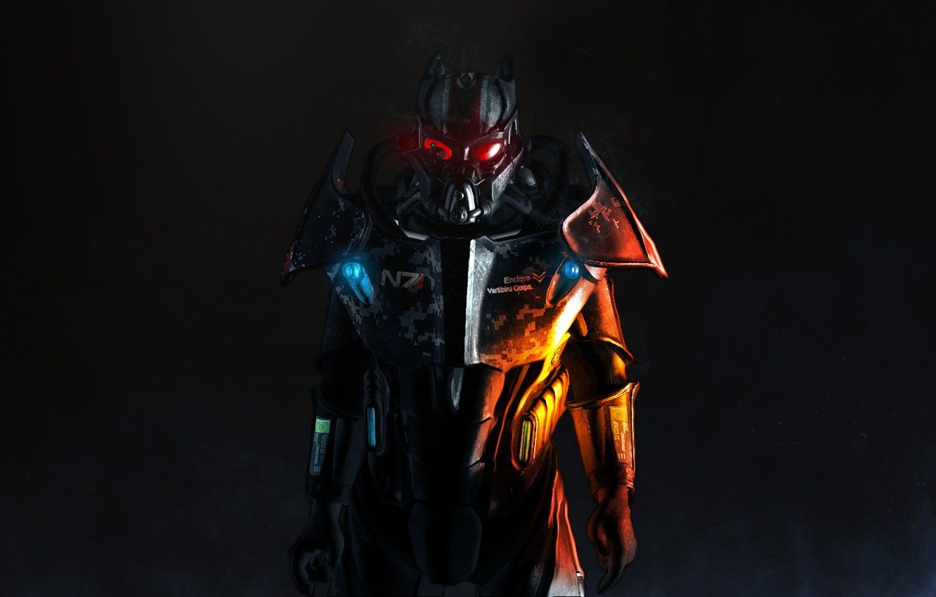 Enclave Powered Armor Fallout, 1332x850 HD, Notebook Gaming