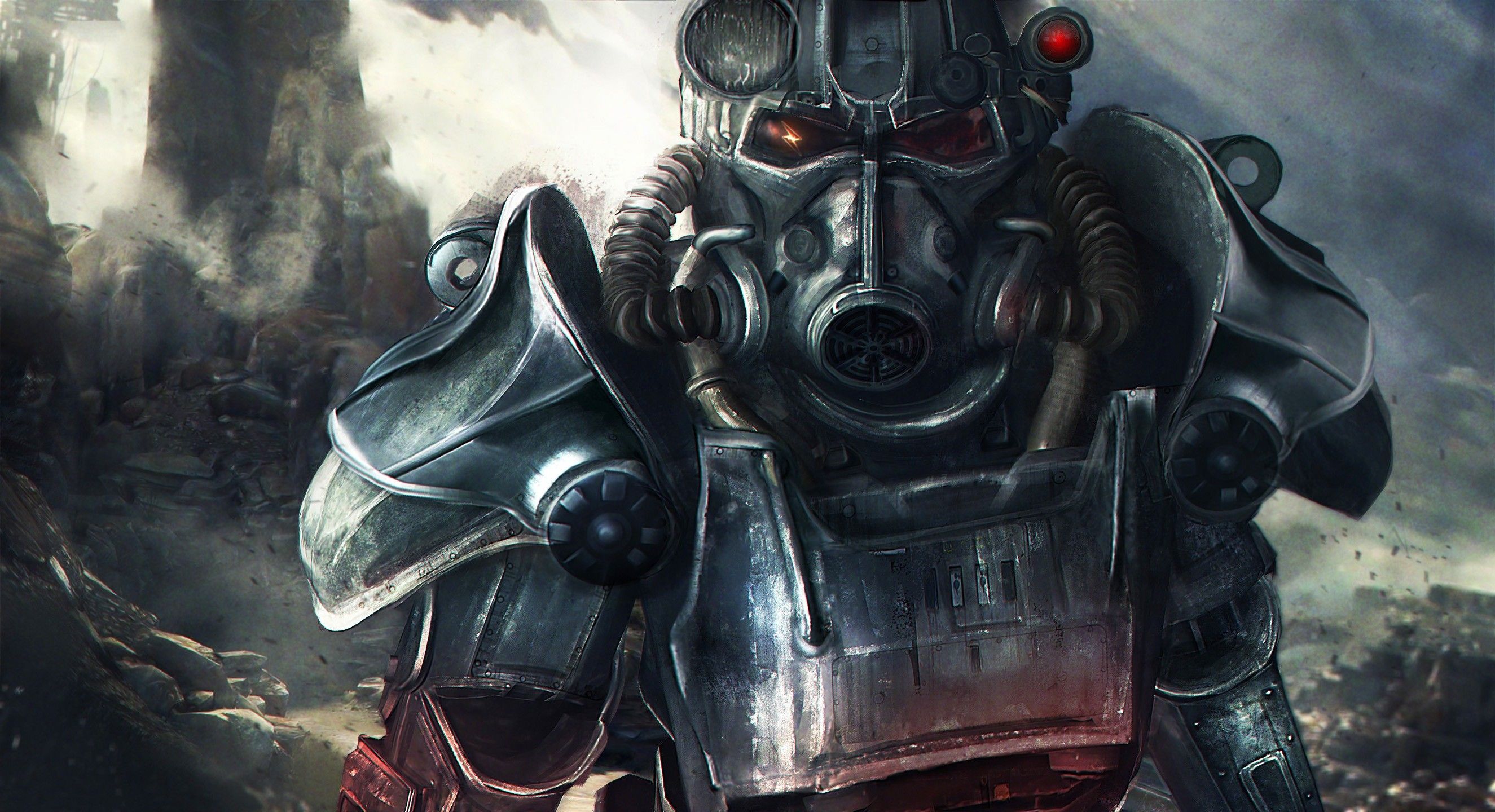 Fallout Enclave power armor soldato, 2650x1440 2K, Desktop