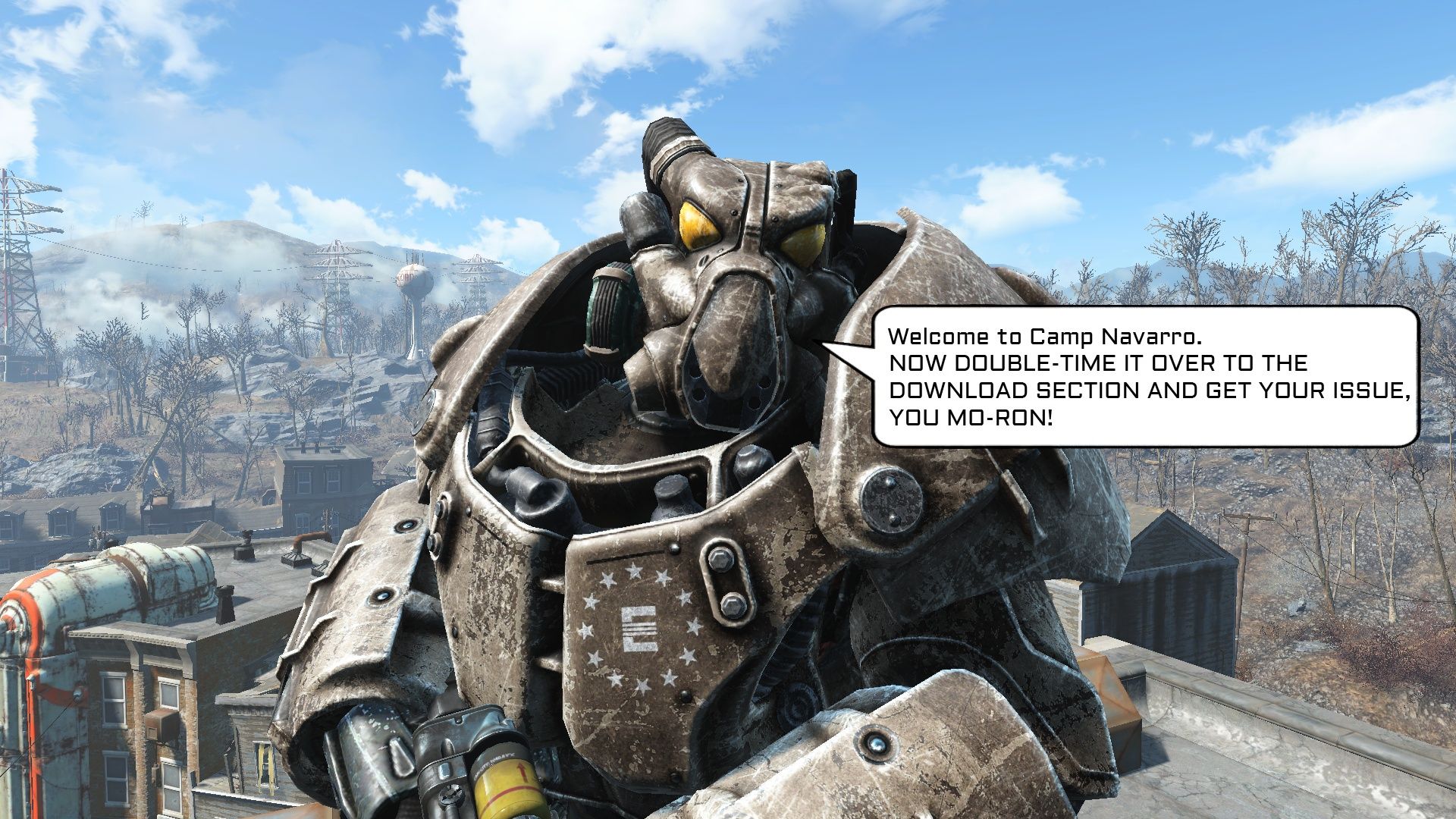 Power armor Fallout Enclave, 1920x1080 Full HD, Laptop