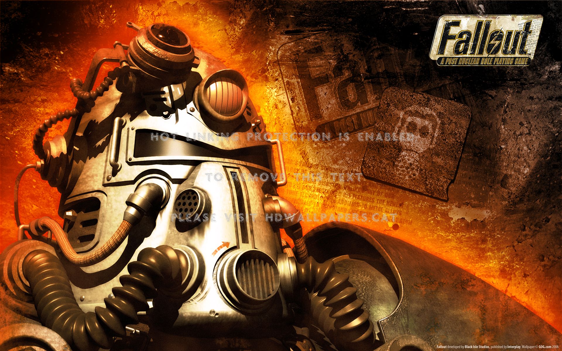 Power armor Fallout arancione, 1920x1200 Full HD+ WUXGA, Laptop