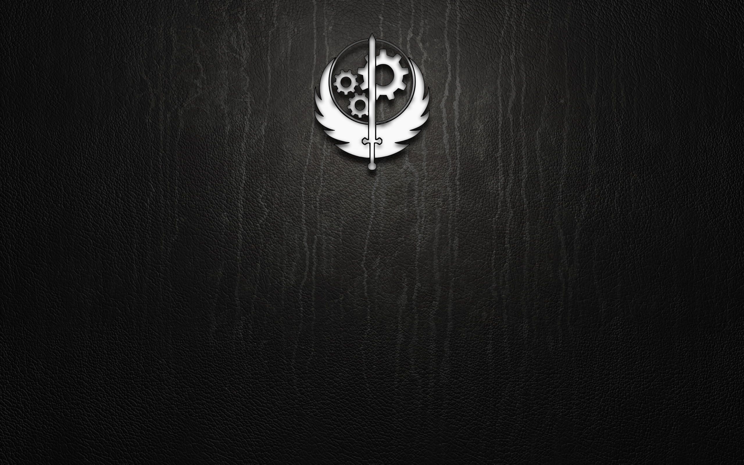 Logo Brotherhood of Steel, Fallout, 2560x1600 WQXGA, Desktop