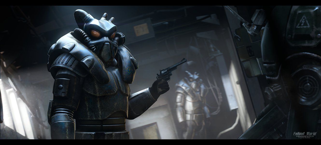 Soldati Enclave Fallout armatura, 1330x601 21:9, Ultrawide