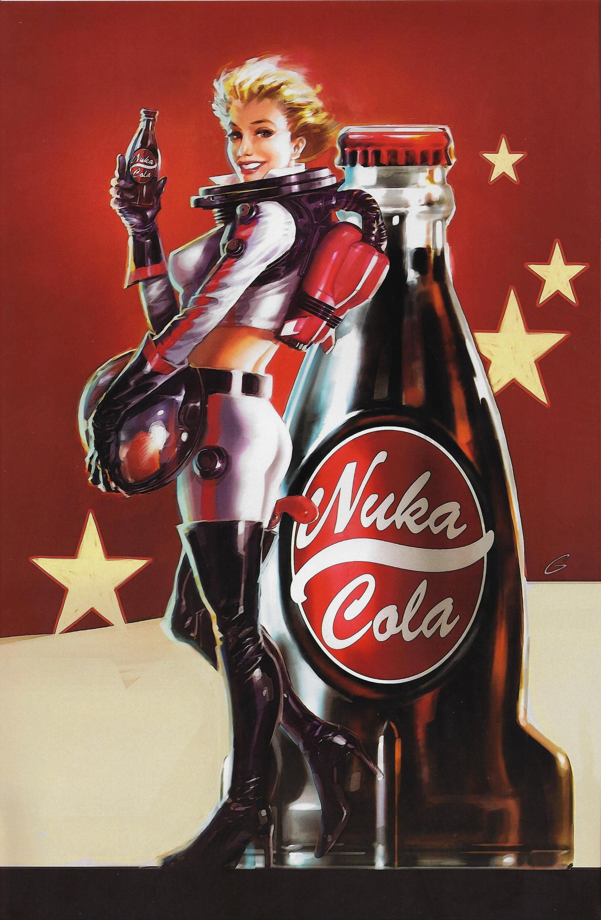 Nuka Cola pin-up astronauta Fallout, RPG, 2040x3120 Verticale, Mobile