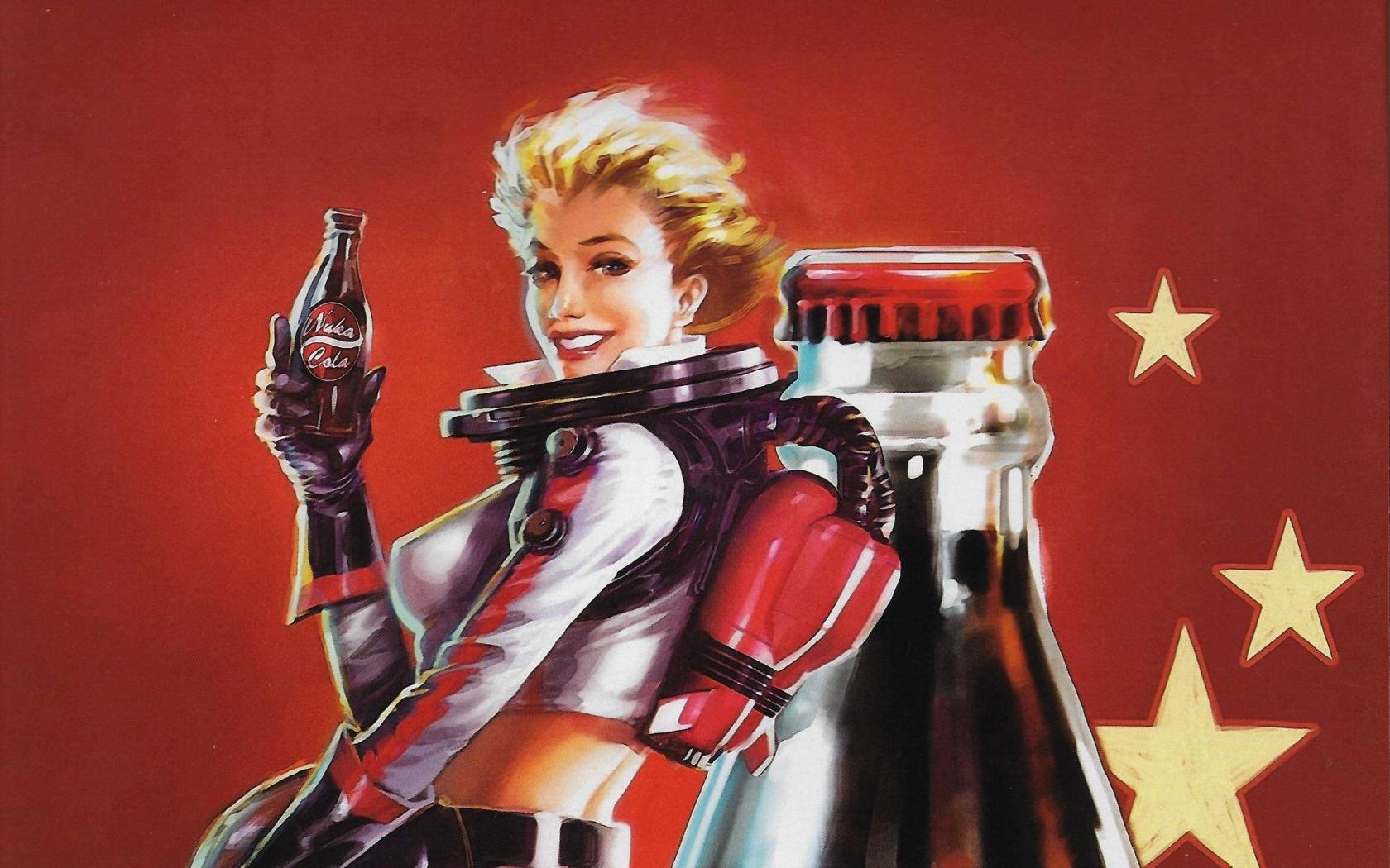Nuka-Cola pin-up Fallout, 1680x1050 HD Ready, PC