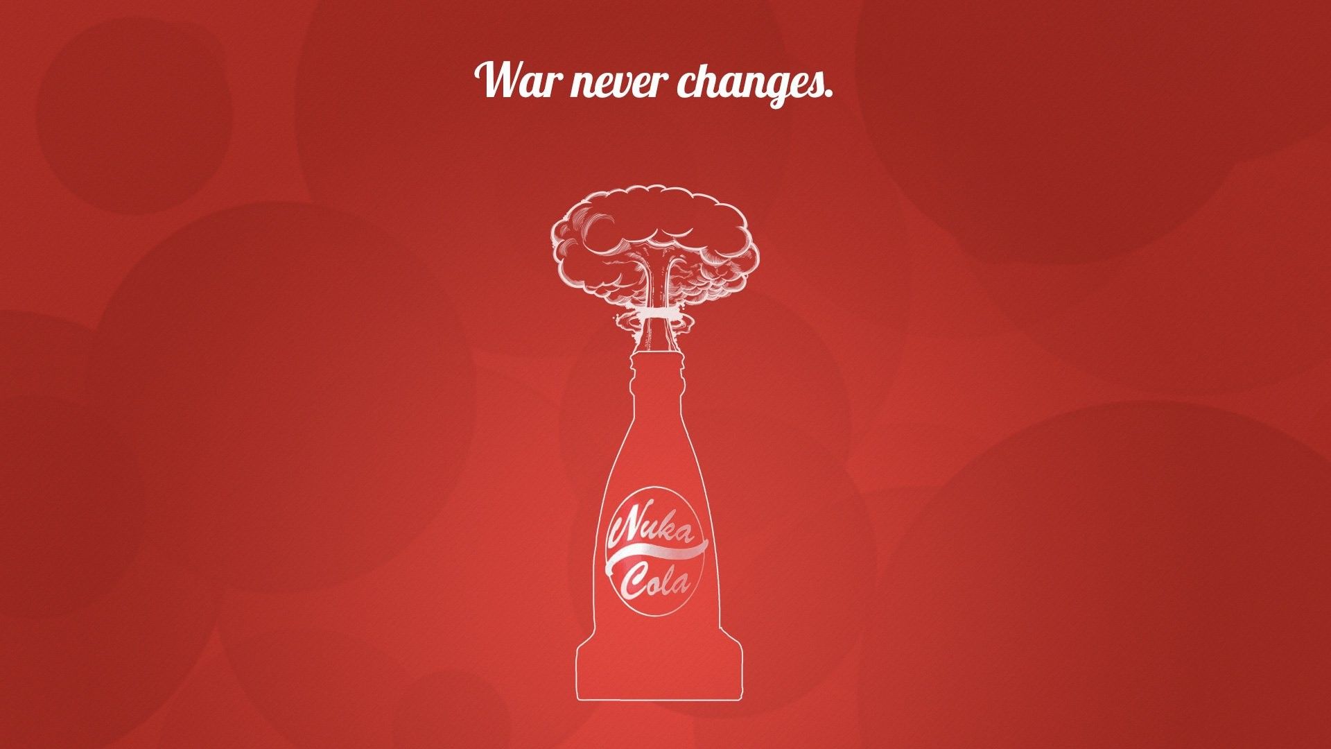 Bottiglia Nuka-Cola con fungo atomico, Fallout, 1920x1080 Full HD, Desktop