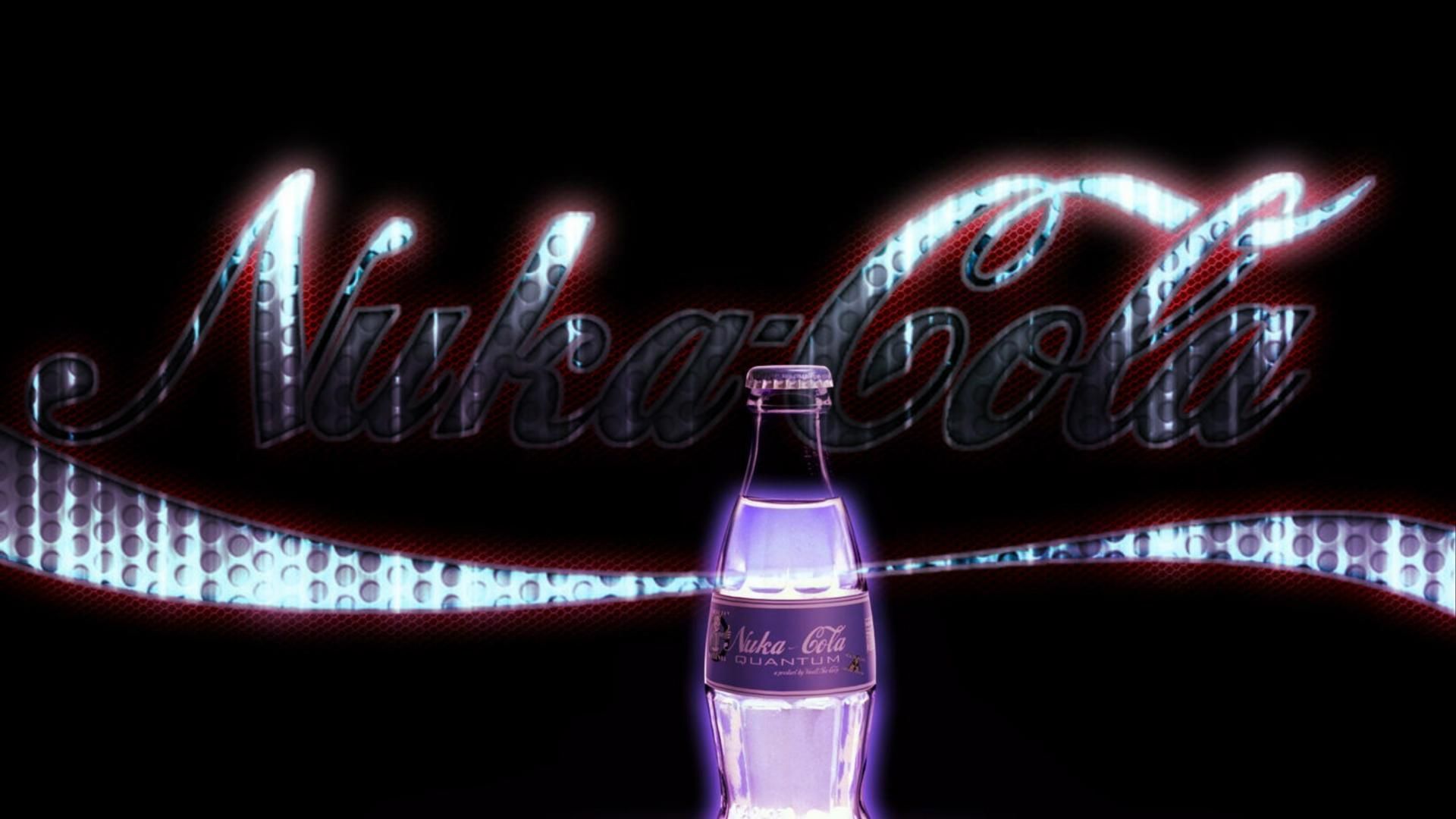Bottiglia Nuka-Cola logo luminoso, 1920x1080 Full HD 1080p, Laptop