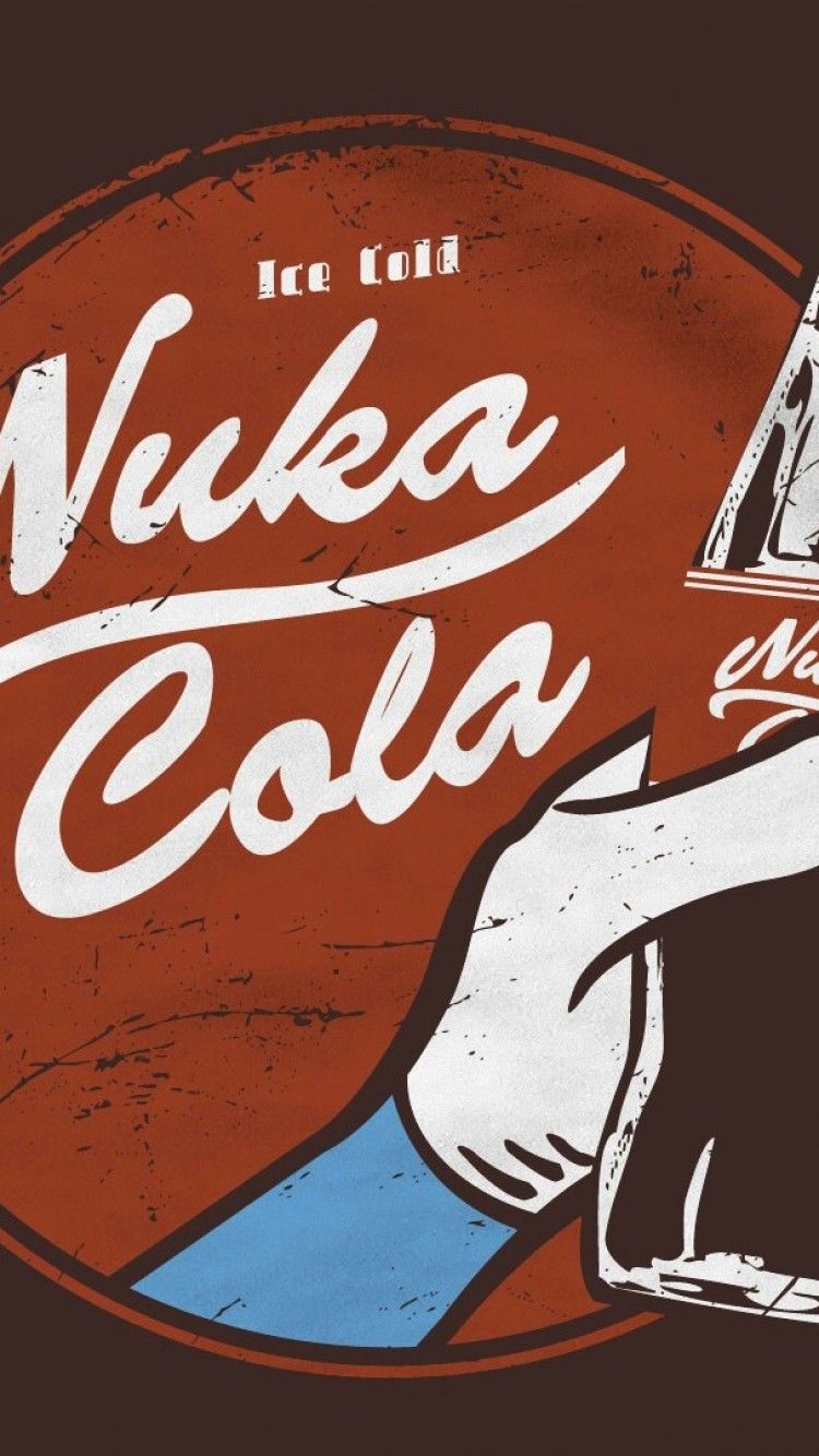 Logo Nuka Cola Fallout, 750x1334 Verticale, Telefono