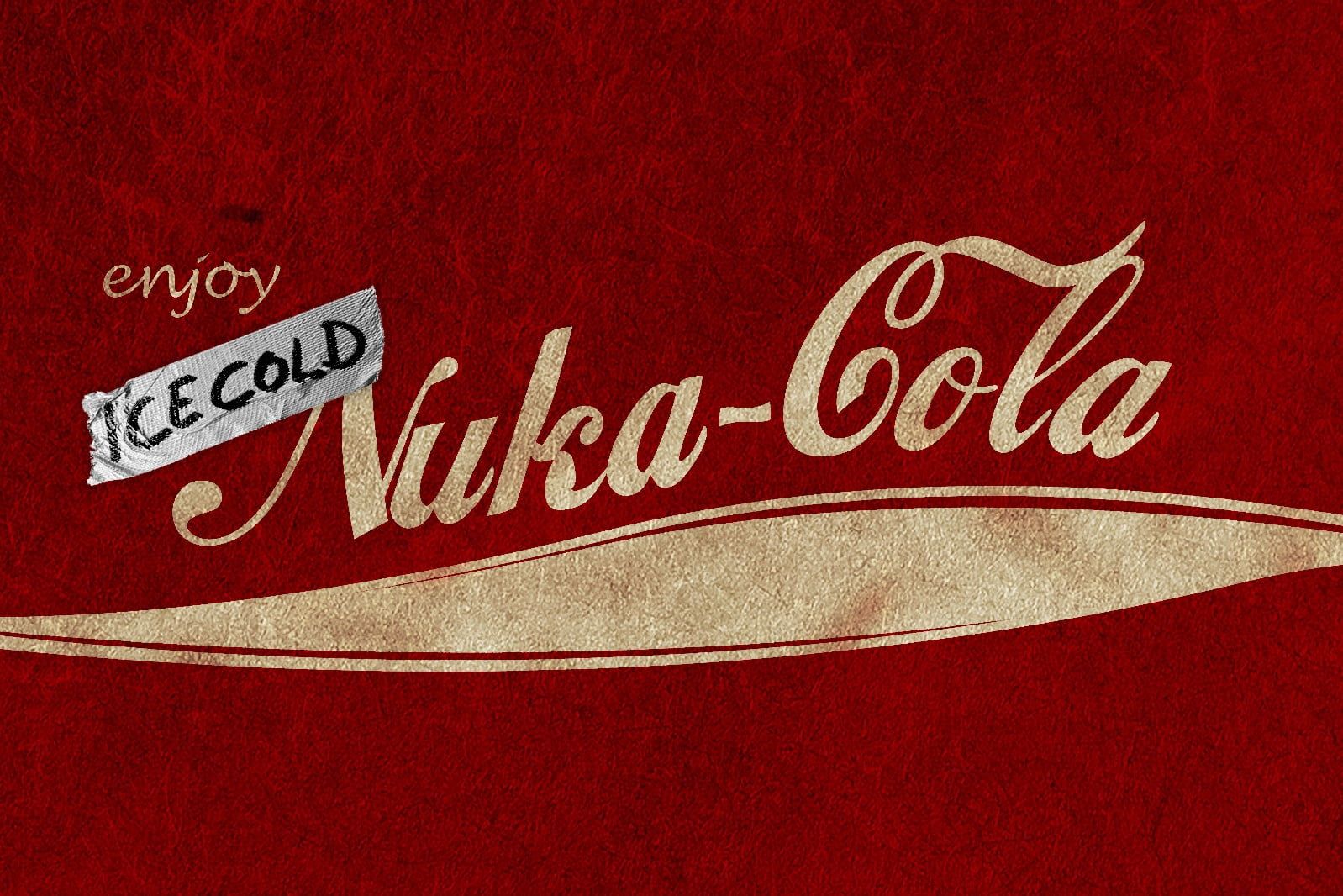 Logo Nuka-Cola rosso vintage, 1598x1066 720p, Acer Nitro