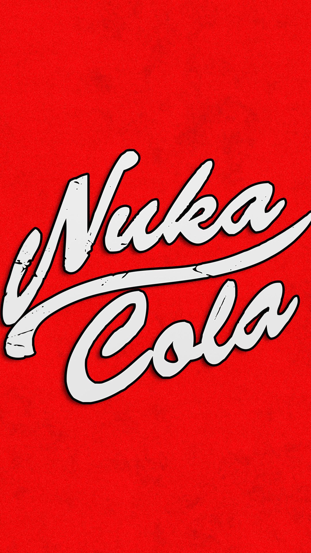 Logo Nuka-Cola sfondo rosso, 1080x1920 Verticale, Mobile