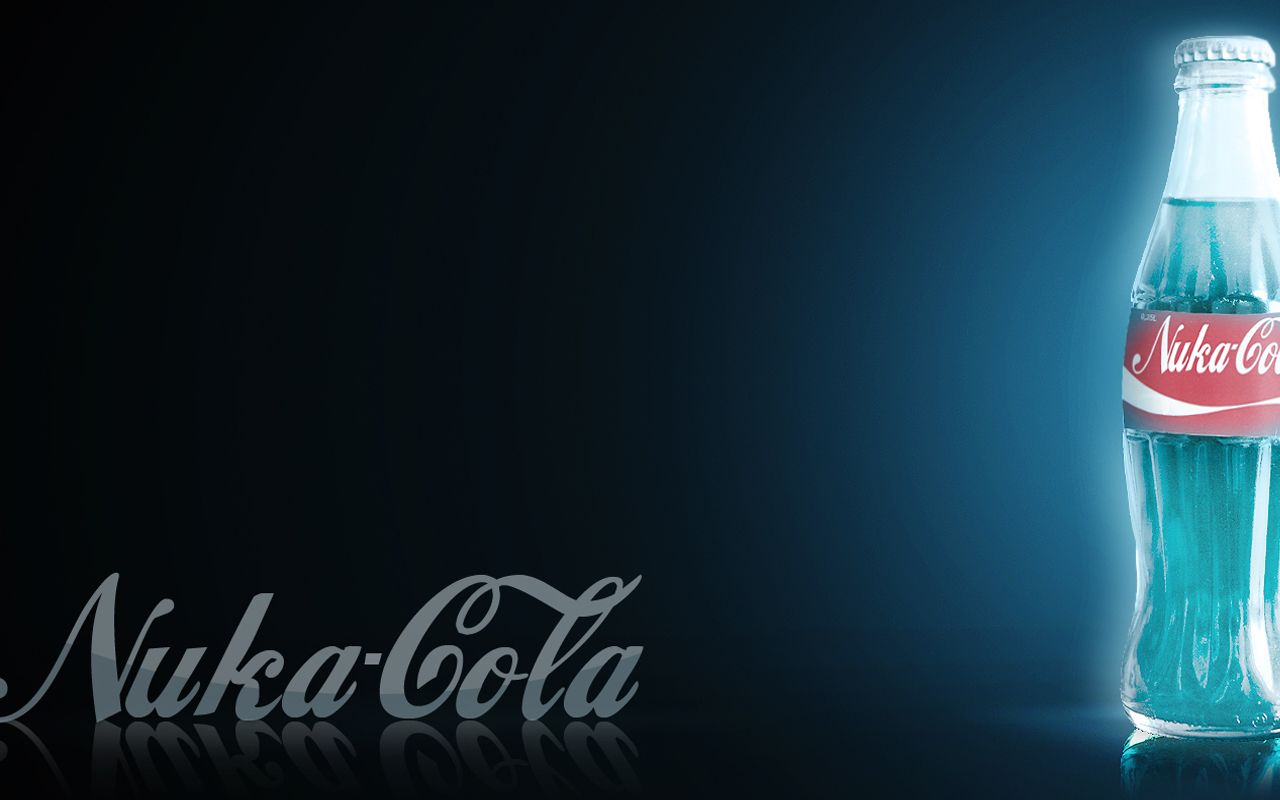 Bottiglia Nuka-Cola Fallout, 1280x800 HD, Desktop