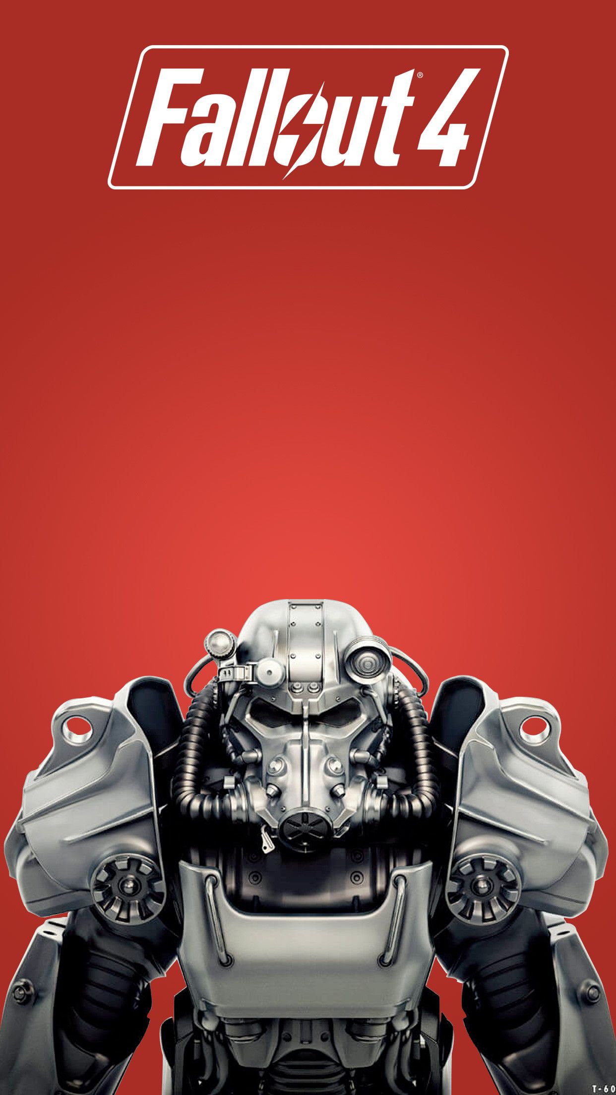 Fallout 4 armatura potenziata rossa, 1242x2208 Verticale, Mobile
