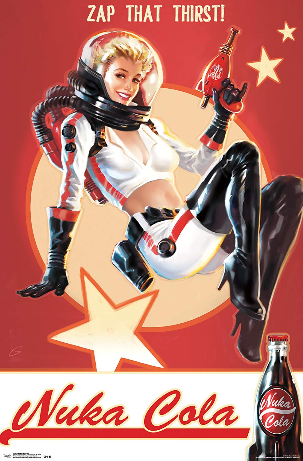 Poster Nuka Cola Fallout pin-up, 987x1500 Full HD Verticale, iPhone
