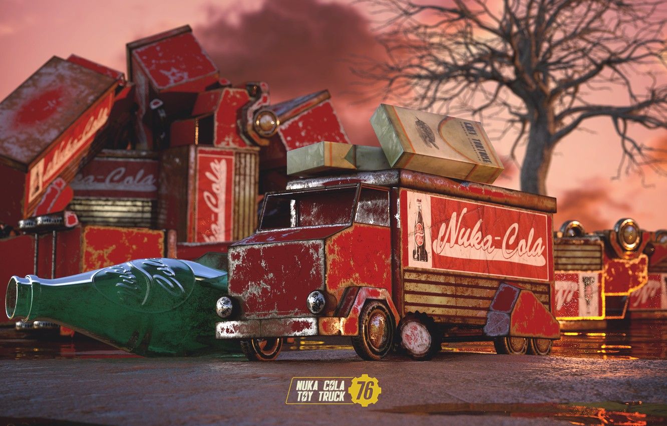 Furgone Nuka-Cola Fallout 76, 1332x850 HD, Desktop