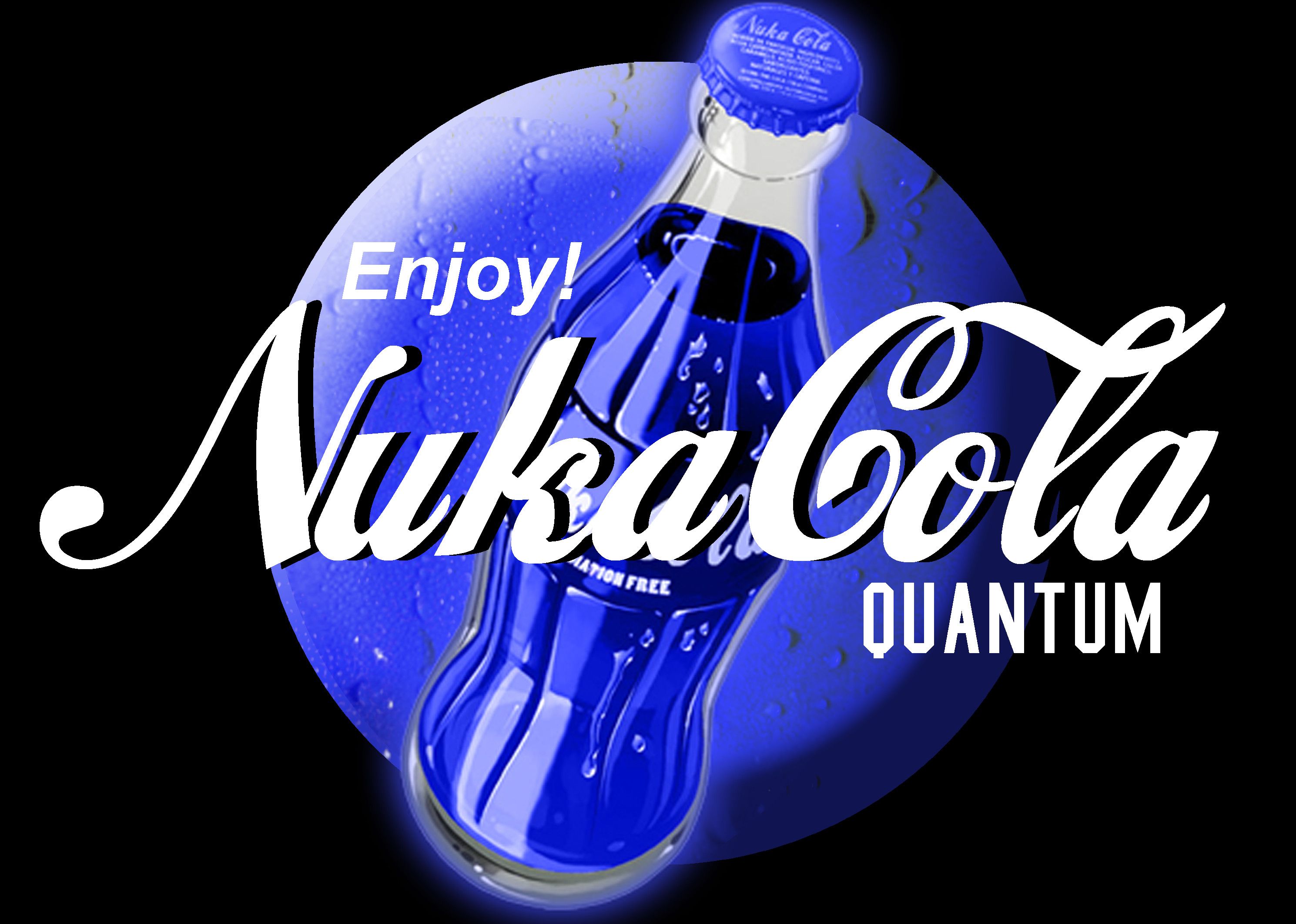 Nuka Cola Quantum bottiglia blu, 2979x2125 2K+, Laptop