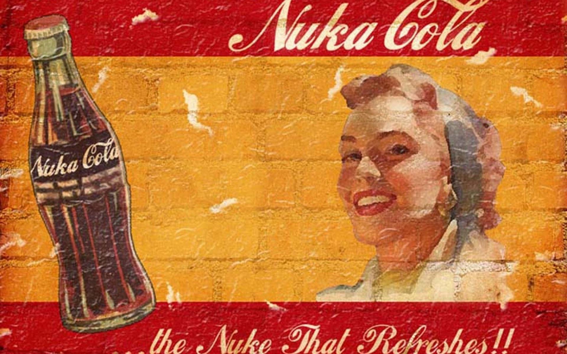 Poster Nuka-Cola Fallout vintage, 1920x1200 WUXGA, Desktop