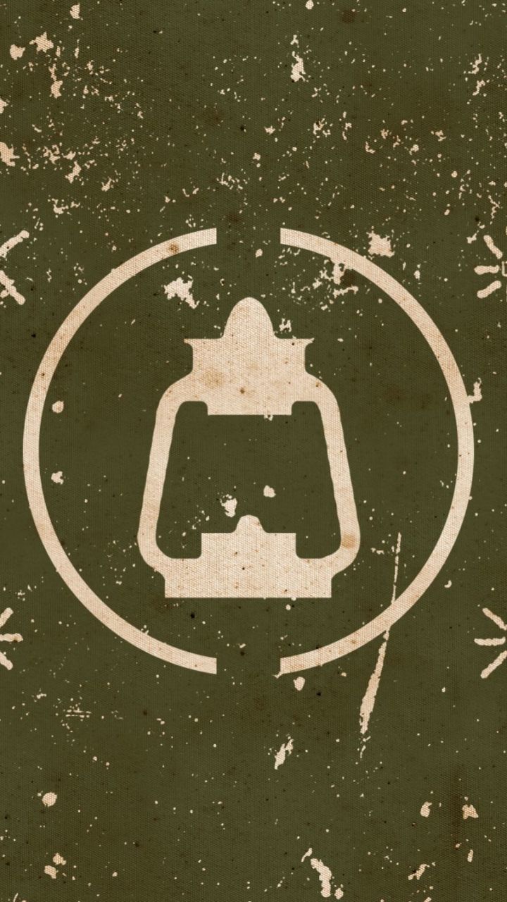 Simbolo Fallout Vault-Tec verde, 720x1280 Full HD Verticale, Smartphone