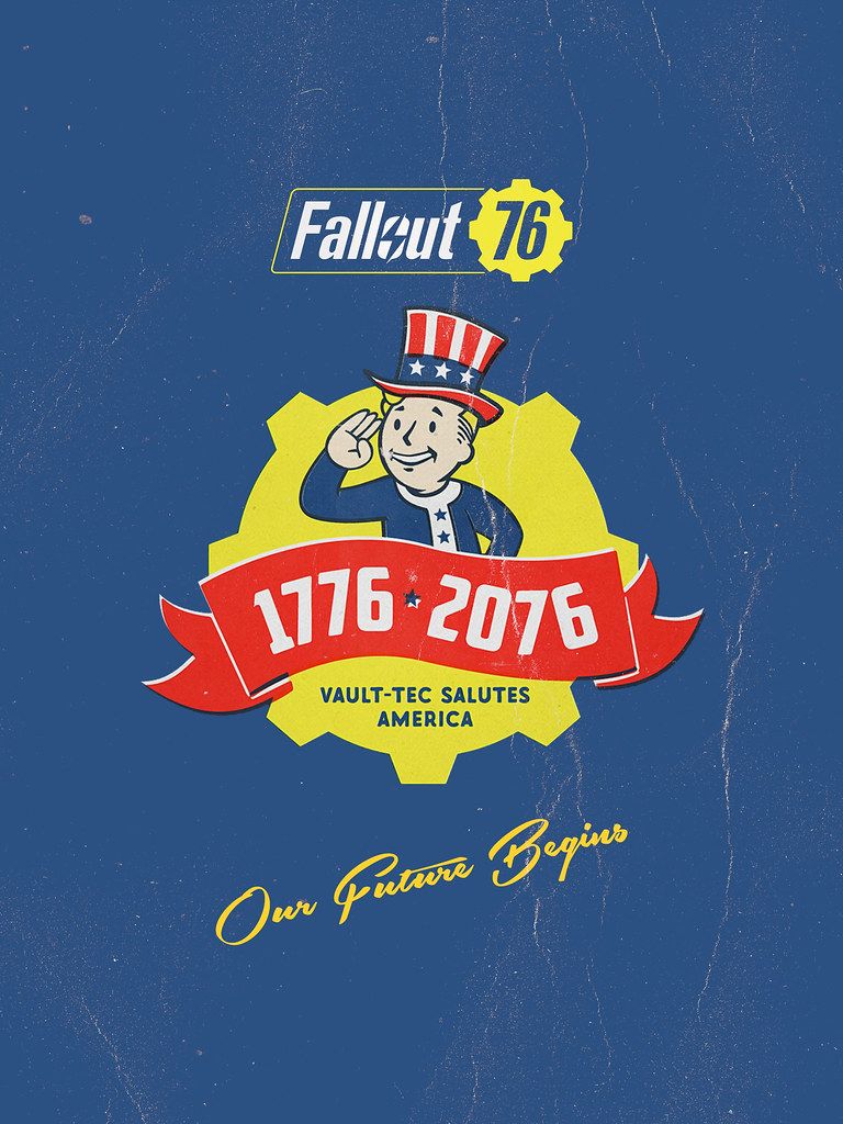 Fallout 76 Vault-Tec logo, 768x1024 Full HD Verticale, Realme