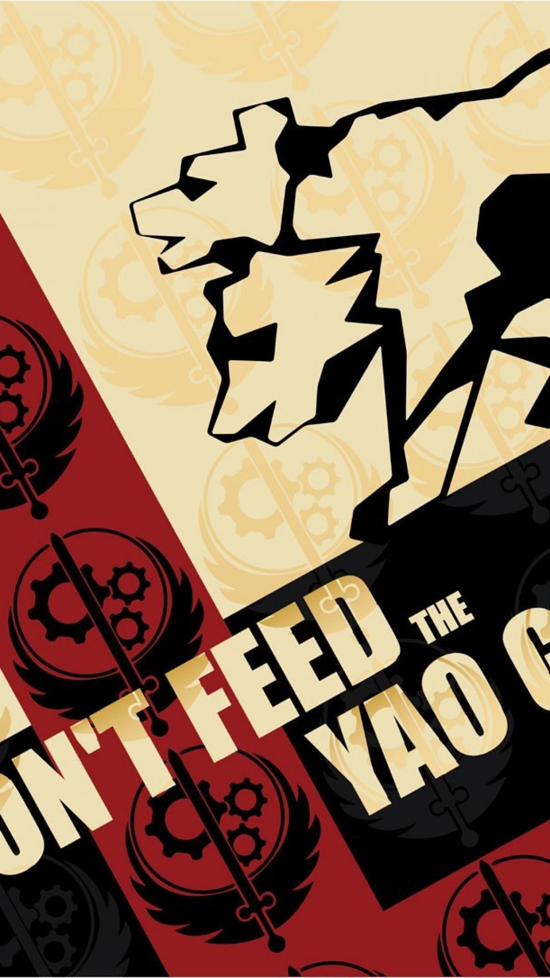 Fallout Yao Guai poster, 1080x1920 Verticale, Mobile