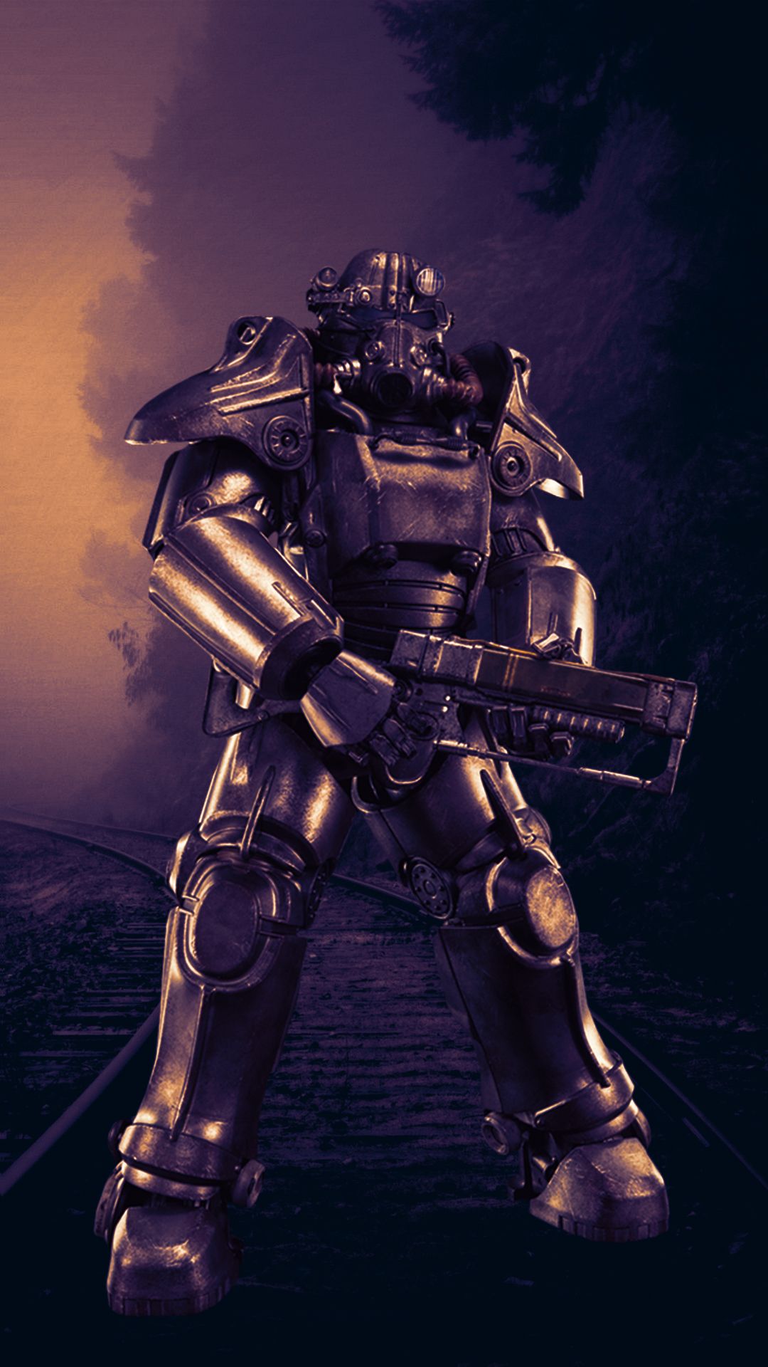 Power armor Fallout Confraternita Acciaio, 1080x1920 Full HD Verticale, Smartphone
