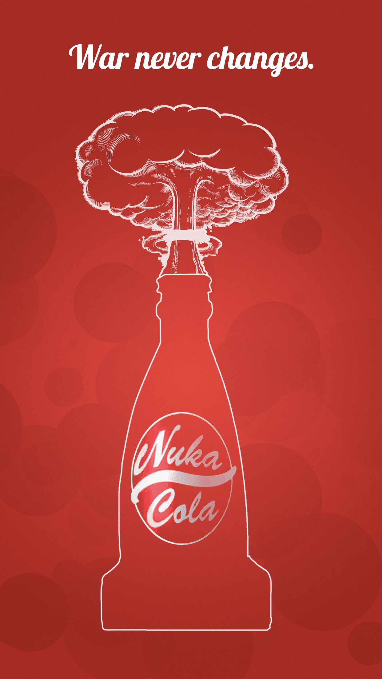 Nuka Cola bottiglia esplosione Fallout, post-apocalittico, 1242x2208 Full HD Verticale, iPhone