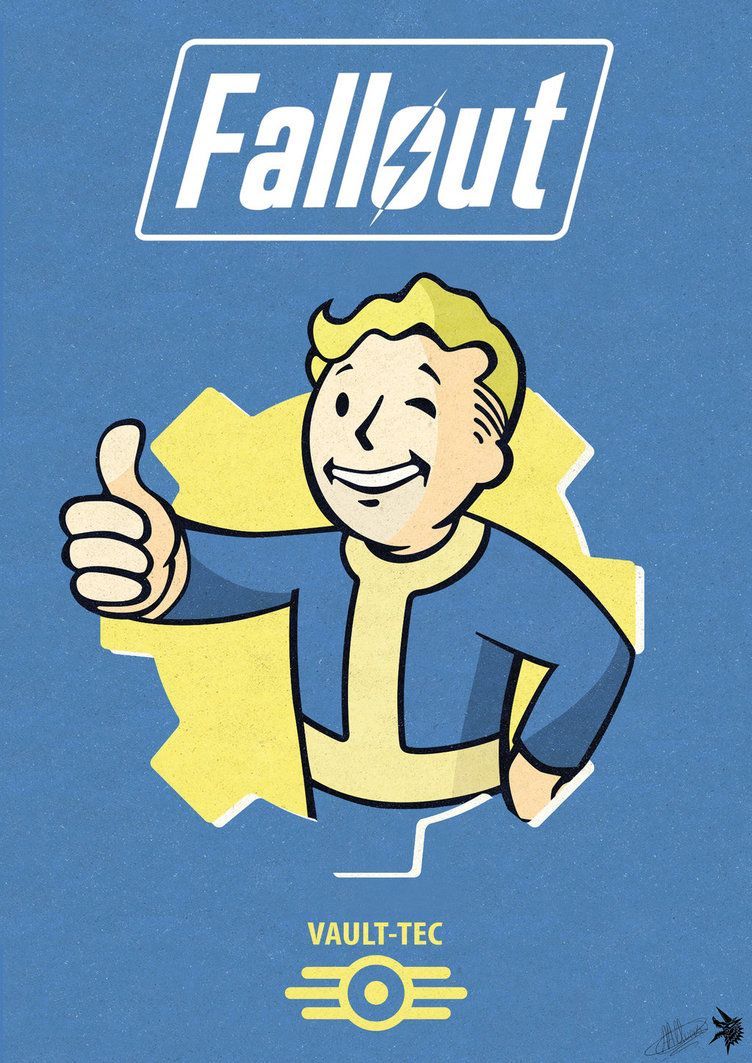 Fallout Vault Boy pollice in su, 752x1063 Verticale, Android