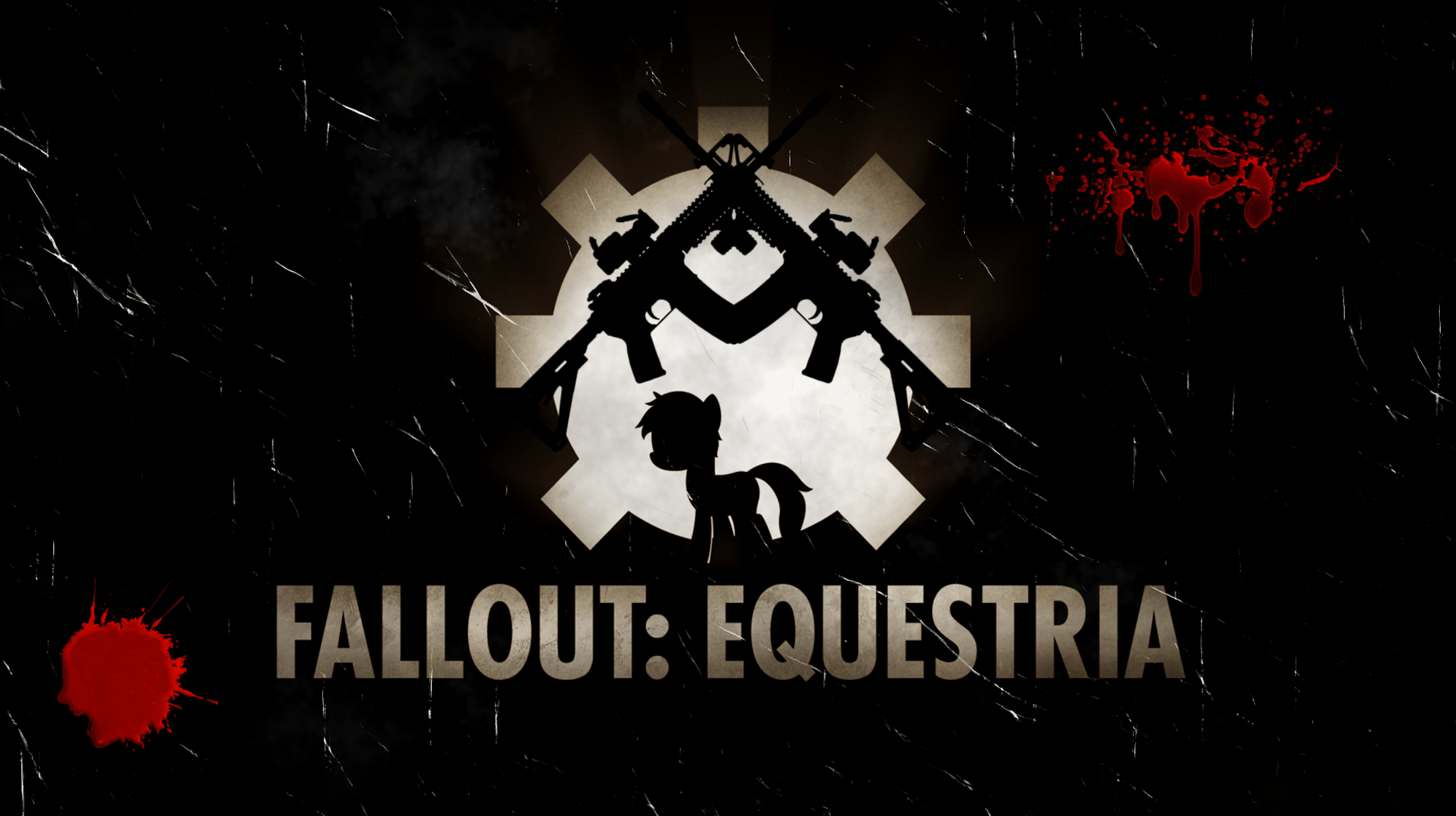Fallout Equestria logo pony, 1992x1117 Full HD, Laptop