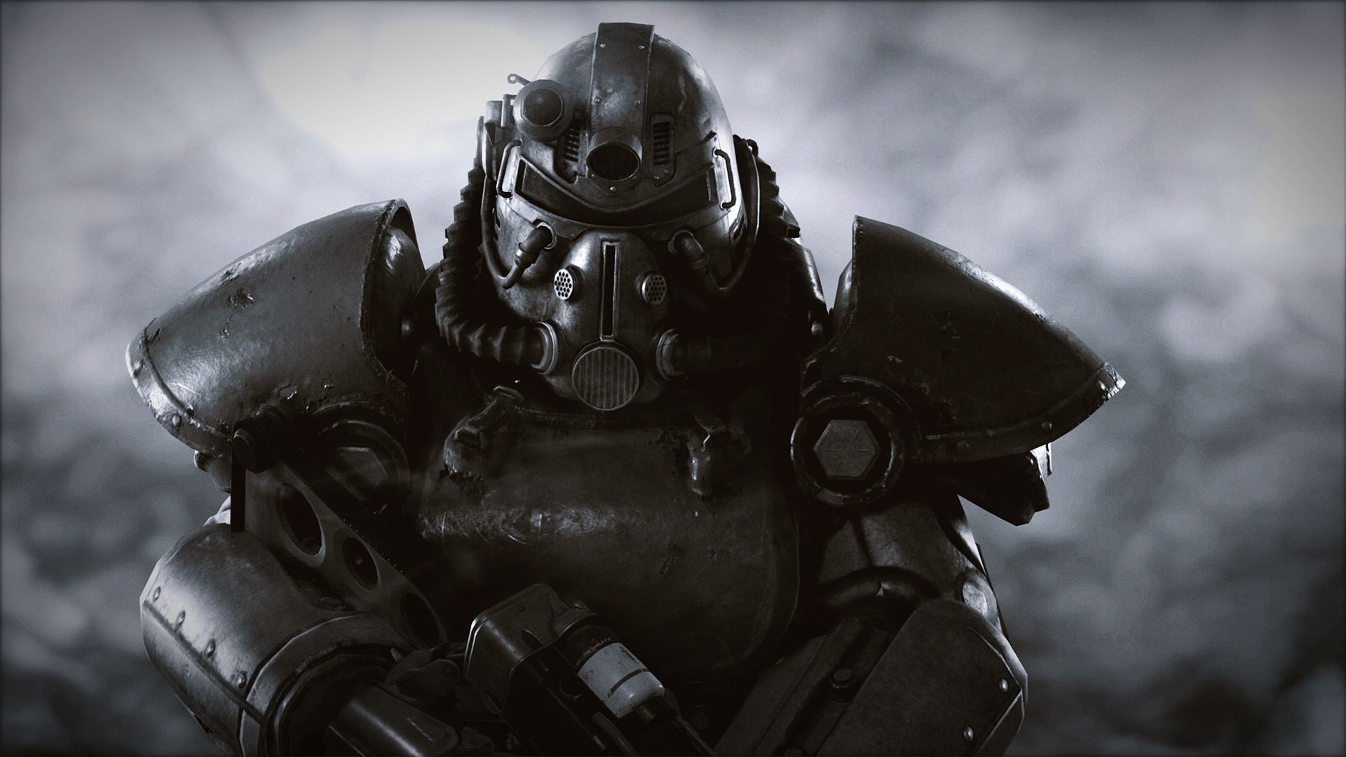 Power Armor T-51B Fallout, post-apocalittico, 1920x1080 Full HD, PC