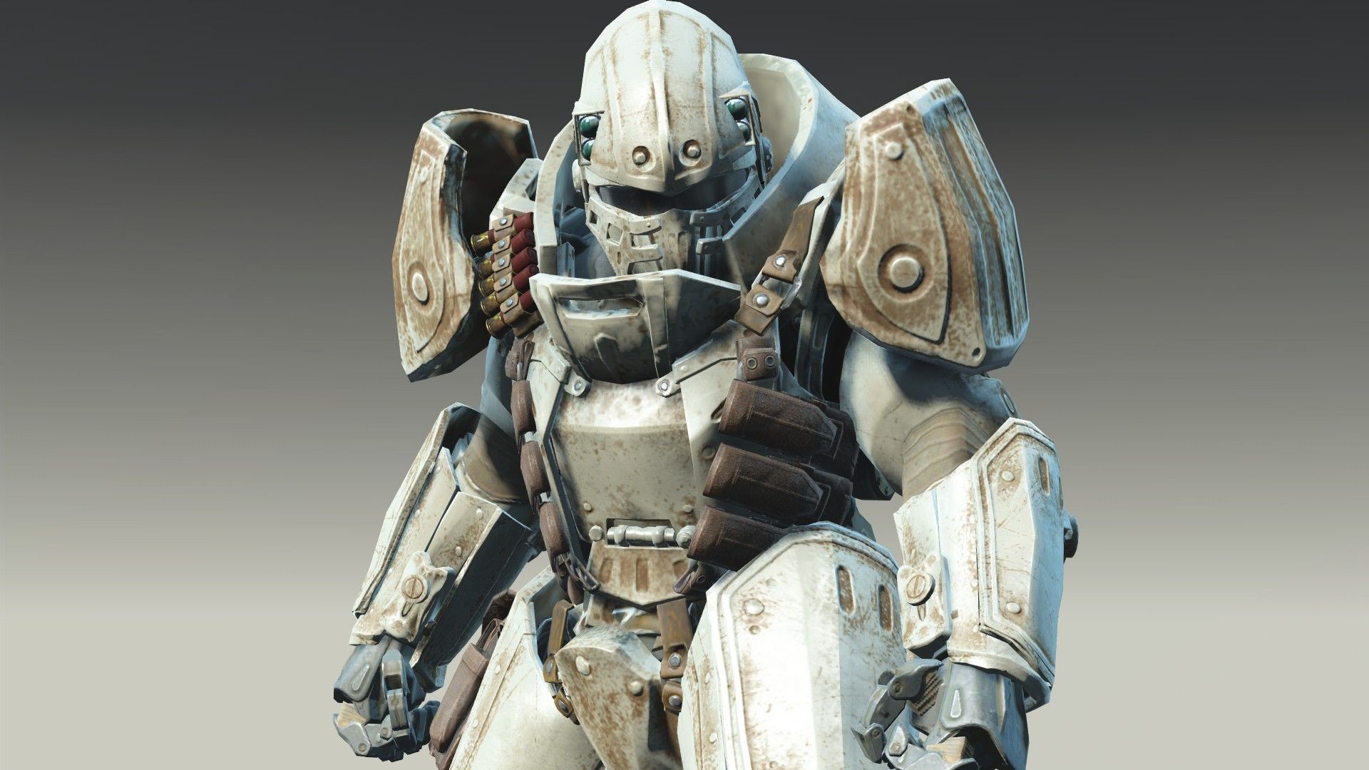 Power Armor bianca Fallout, 1920x1080 Full HD, Desktop