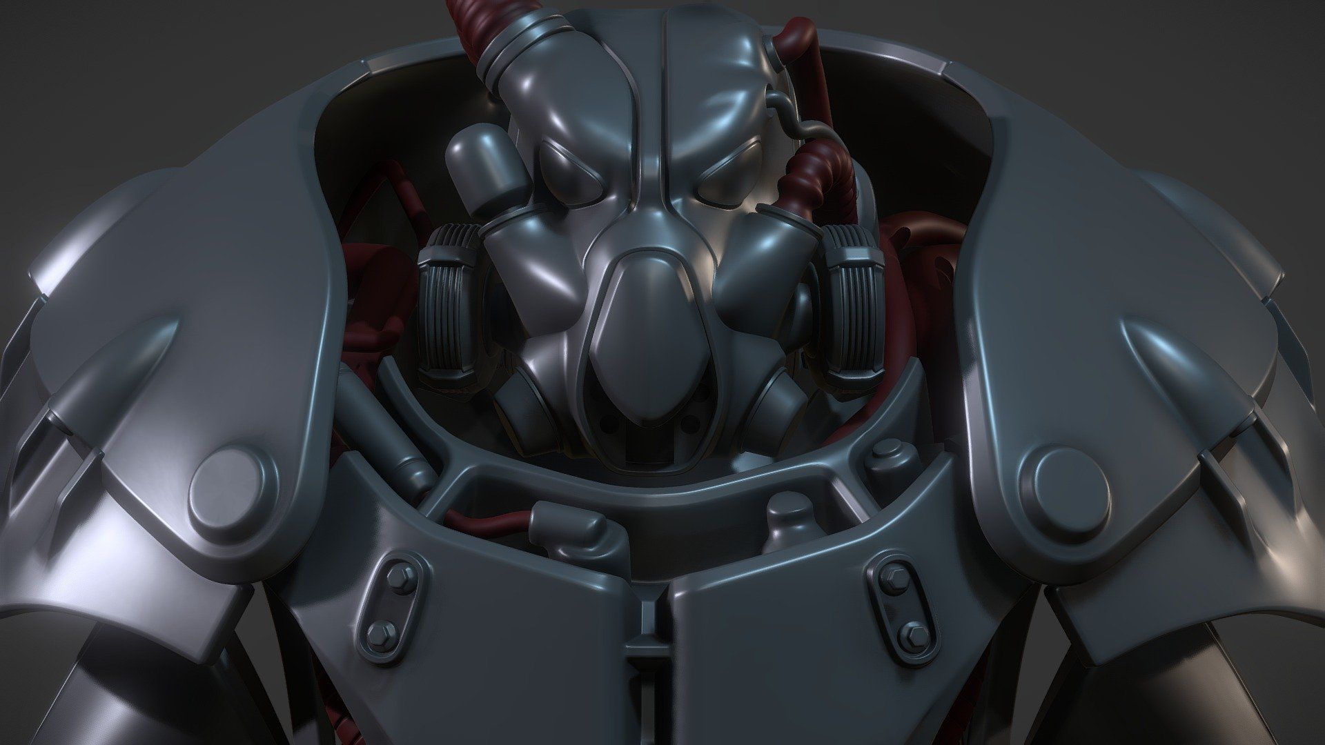 Power Armor X-01 Fallout, 1920x1080 1080p, Desktop