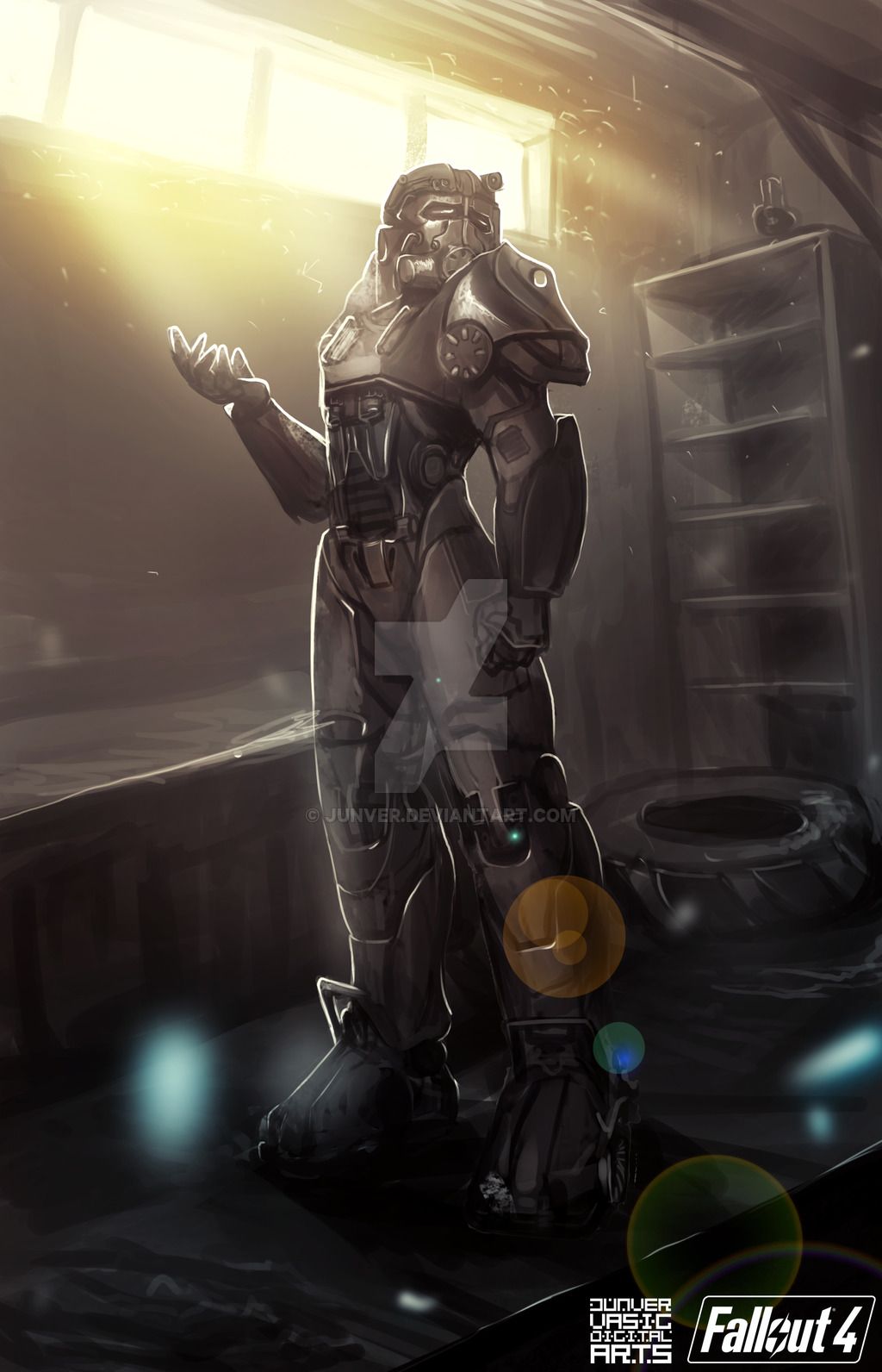 Power Armor Fallout 4 stanza, 1024x1592 Verticale, Xiaomi