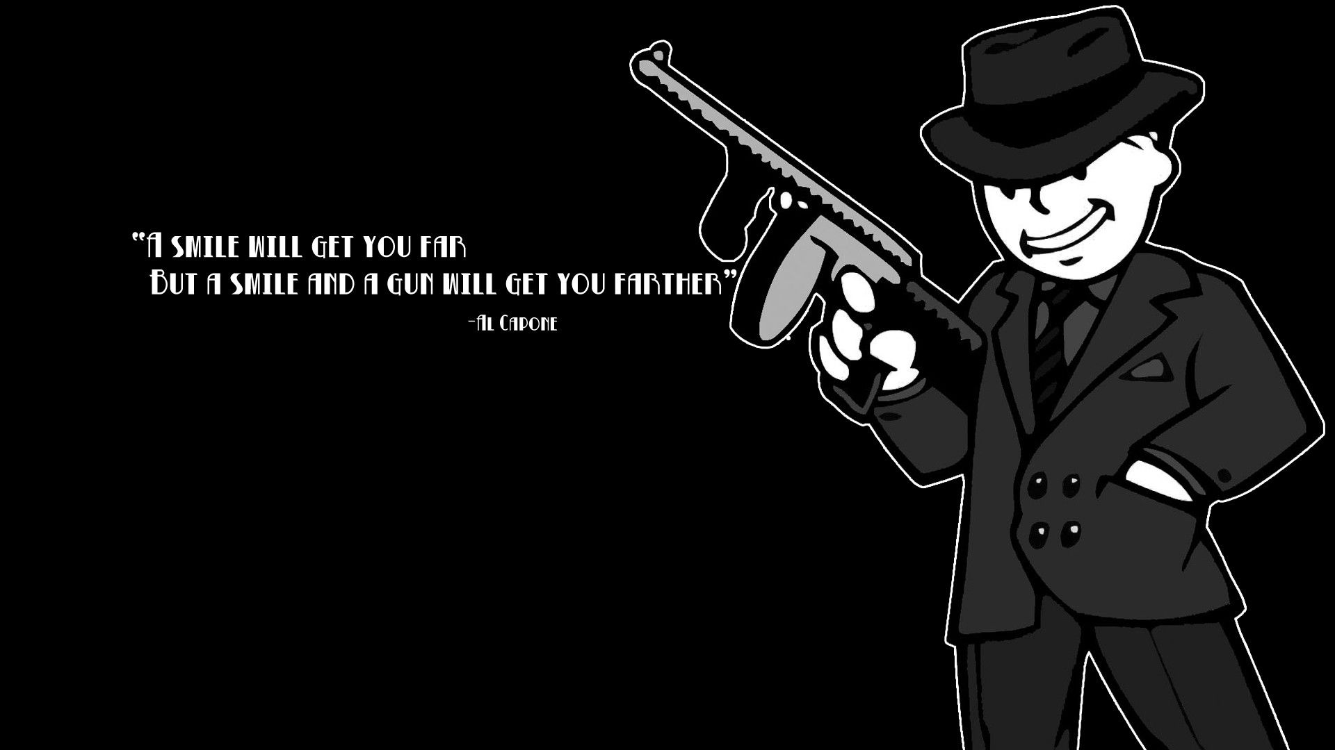 Vault Boy Fallout con pistola, 1920x1080 Full HD 1080p, Desktop