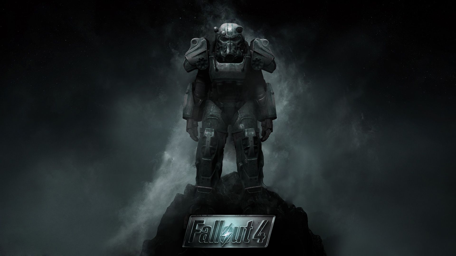 Power armor Fallout 4 scuro, 1920x1080 Full HD, PC