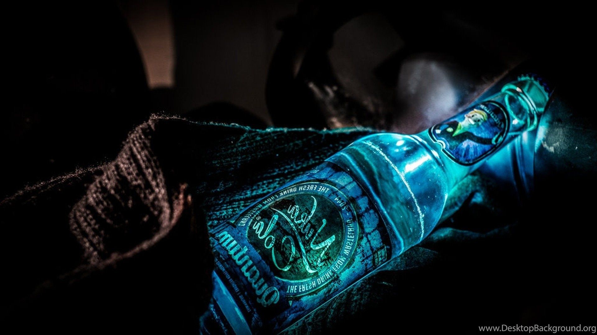 Bottiglia Nuka-Cola luminosa, Fallout, 1920x1080 1080p, Desktop