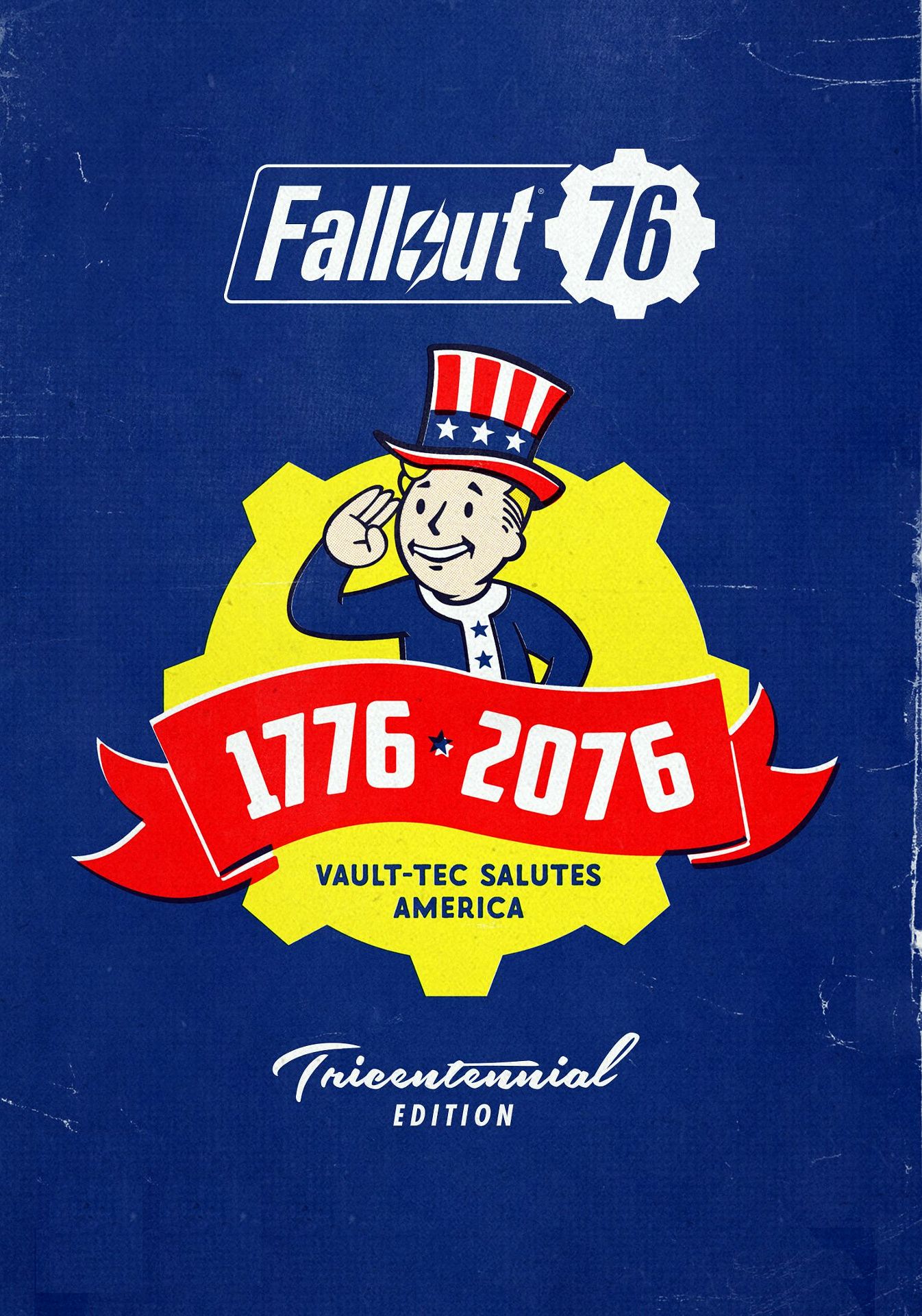 Fallout 76 Vault Boy poster, 1346x1920 Verticale, Mobile