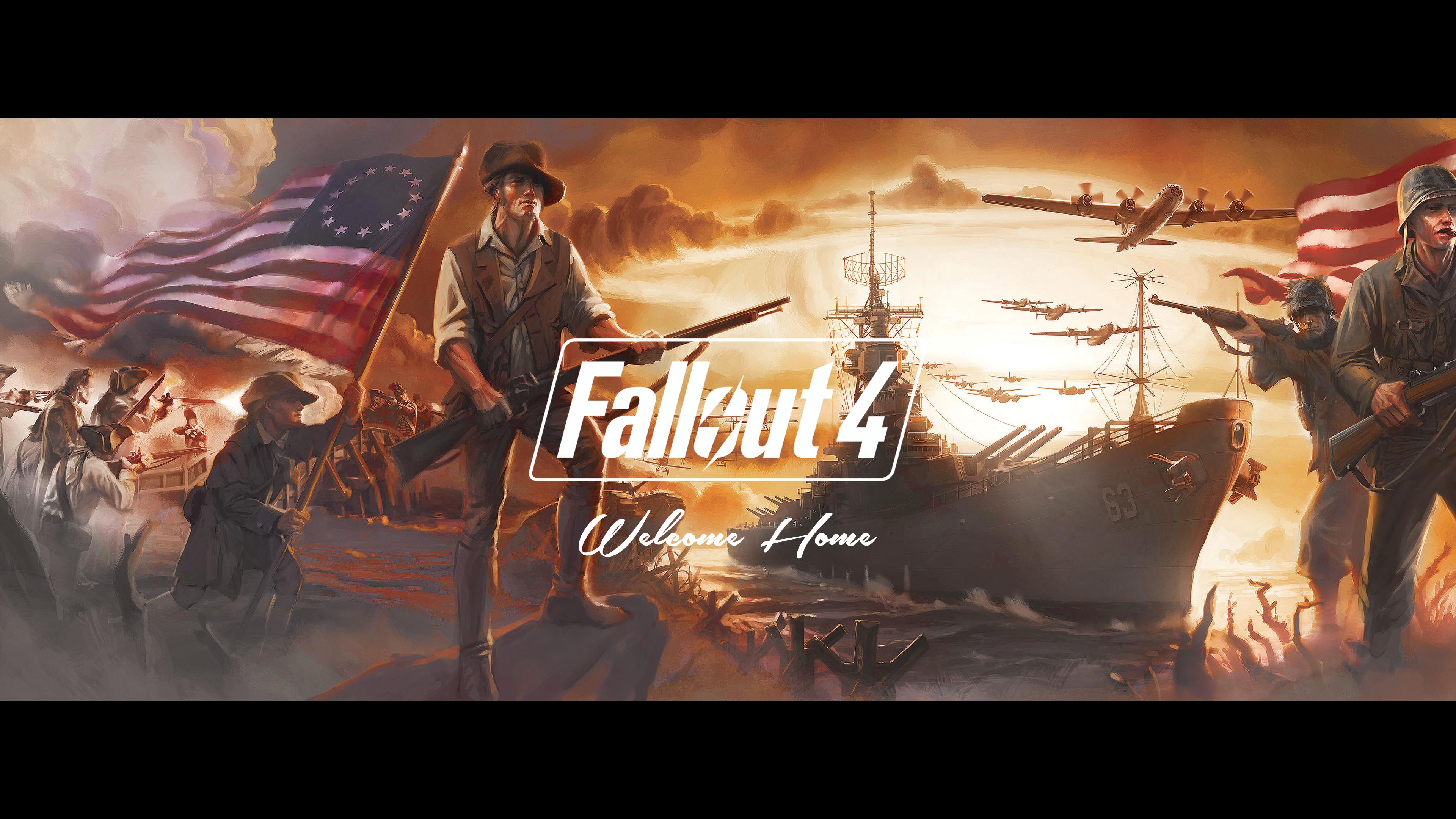 Fallout 4 Welcome Home, 3840x2160 4K, Monitor 4K