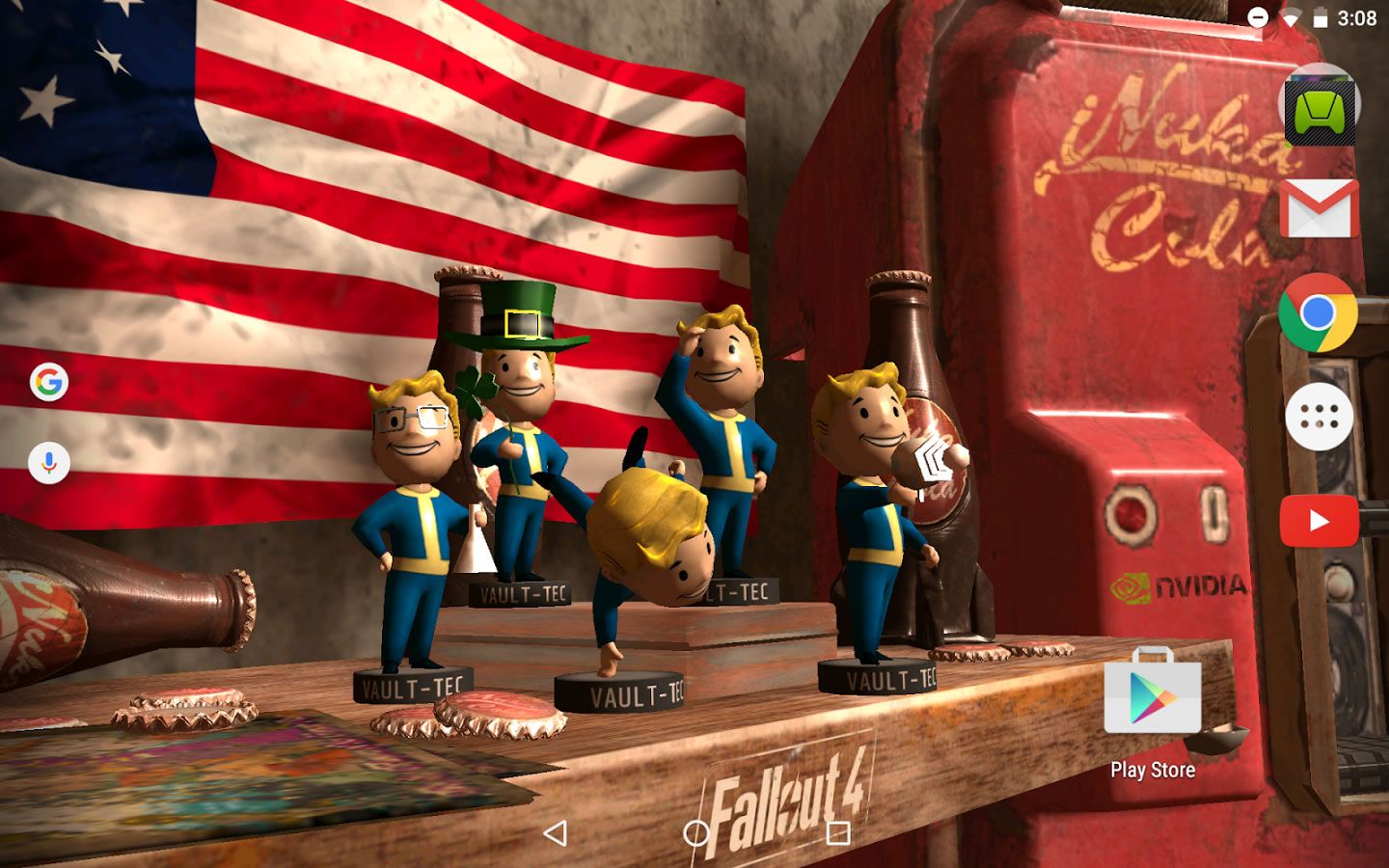 Bobblehead Fallout 4 bandiera USA, 1440x900 720p, MacBook Air
