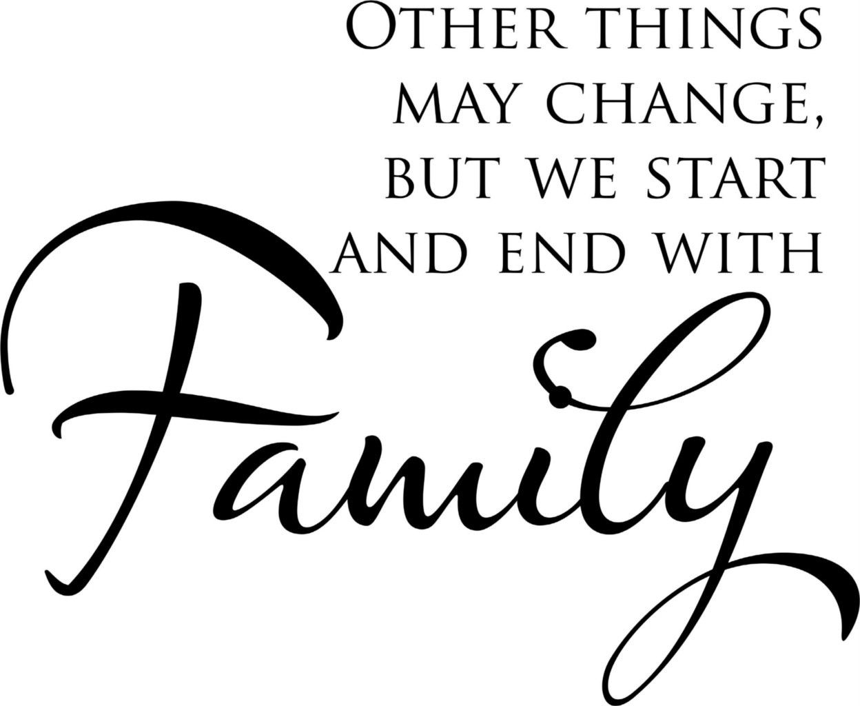 Citazione tipografica sulla famiglia, 1248x1024 HD, Desktop