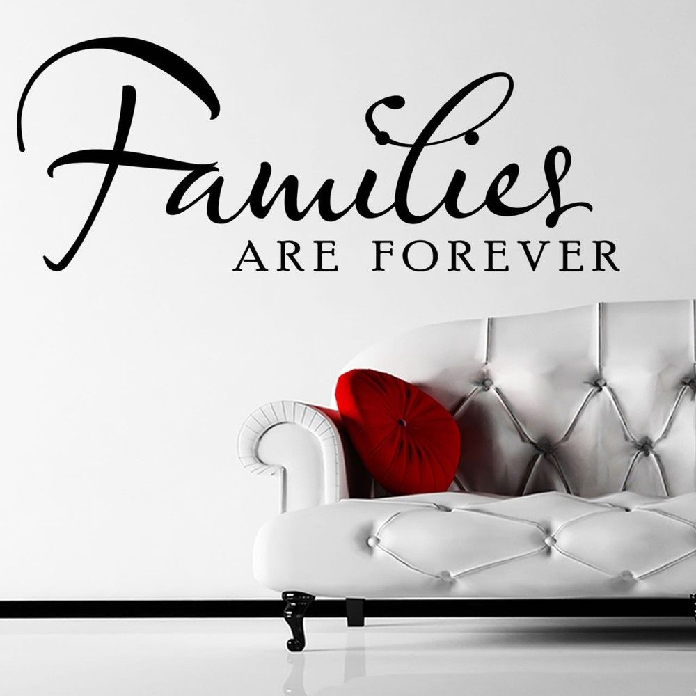 Scritta Families Are Forever divano bianco, 1000x1000 HD, Laptop