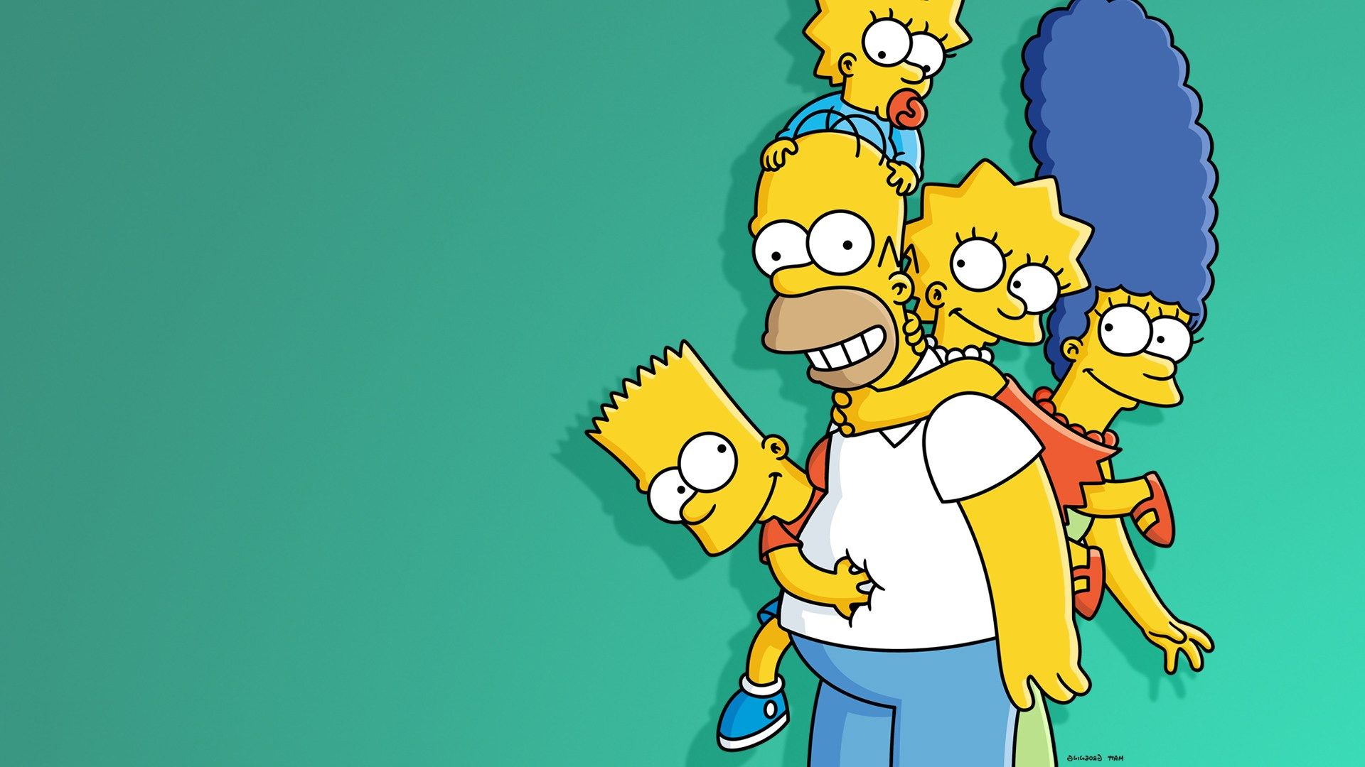 Famiglia Simpson personaggi animati, serie animata, 1920x1080 Full HD 1080p, PC