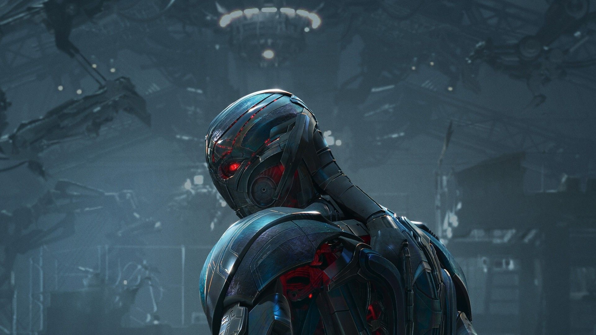 Ultron robot fantascienza scuro, 1920x1080 Full HD, PC Desktop