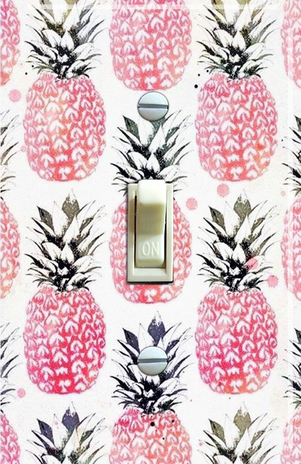 Ananas rosa vintage pattern, 975x1500 Full HD Verticale, iPhone