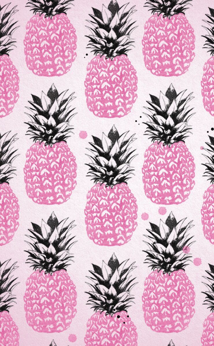 Ananas rosa pattern, 740x1196 Verticale, OnePlus