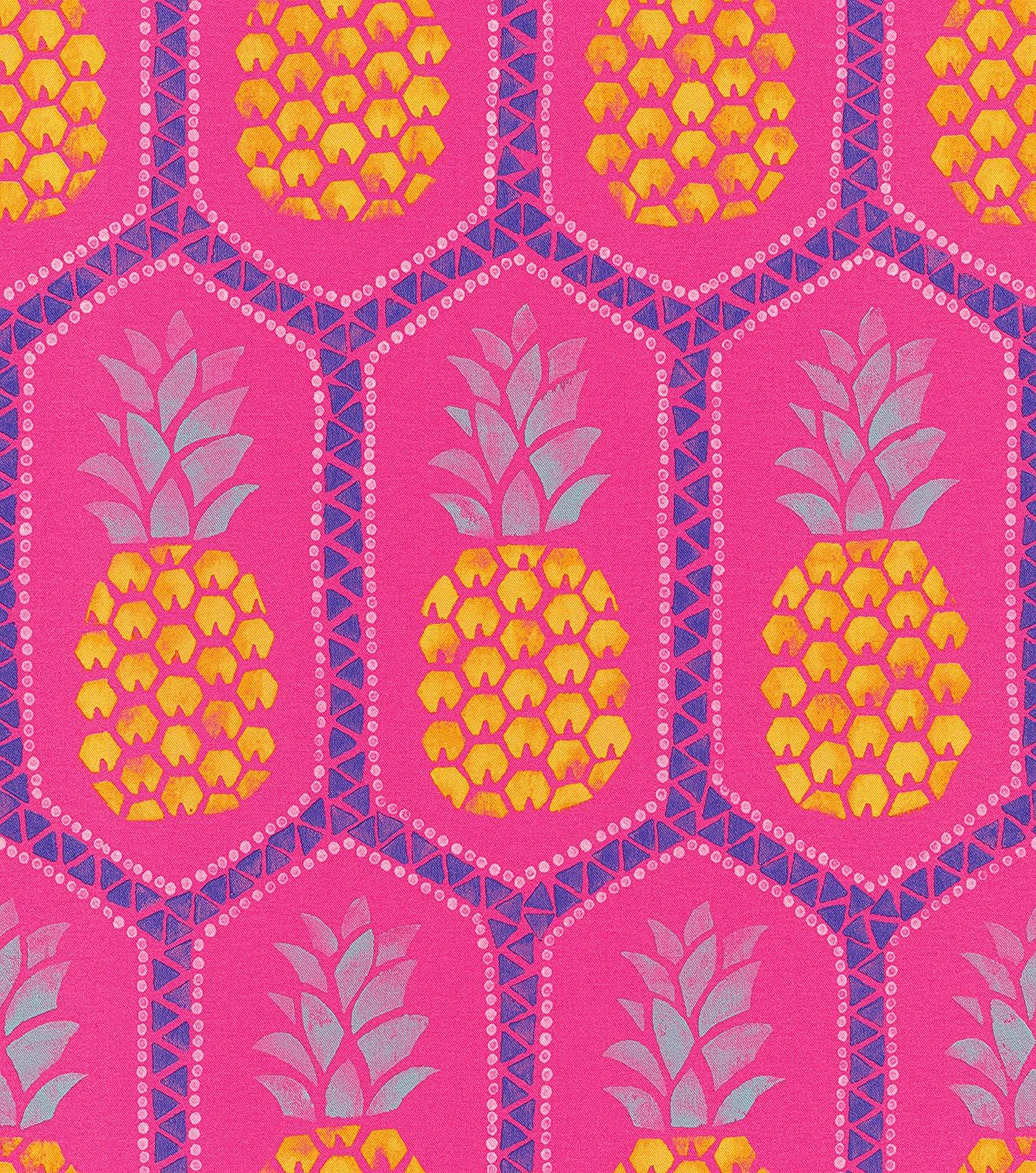 Ananas gialli su rosa, 1325x1500 Full HD Verticale, Smartphone